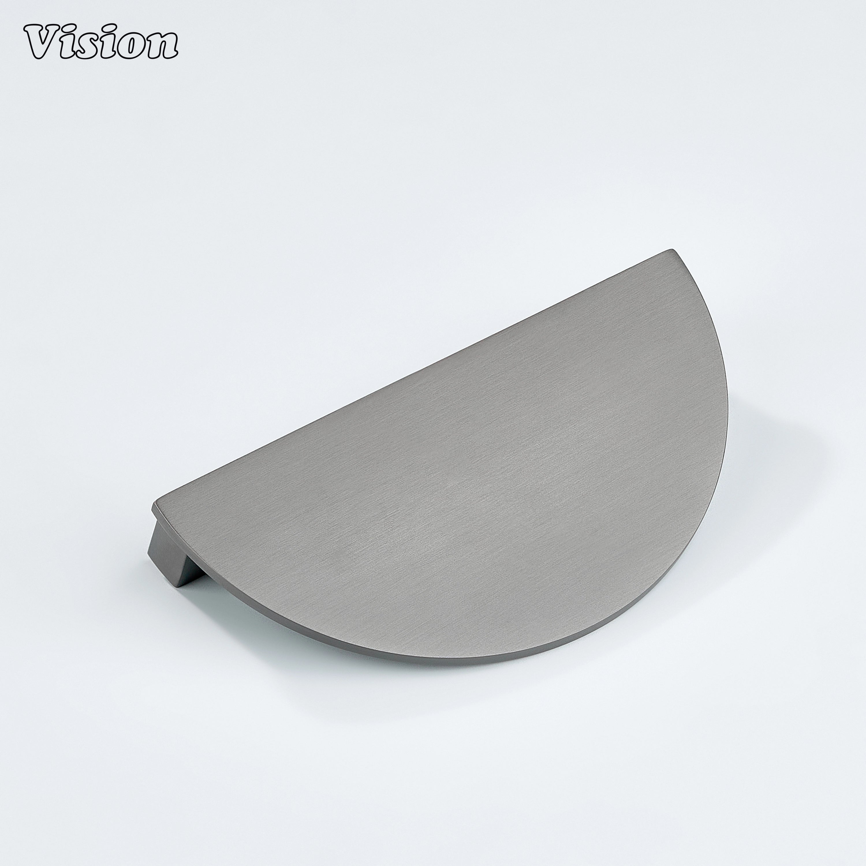 Gunmetal plain half round brass cabinet handle with smooth bar for kitchens