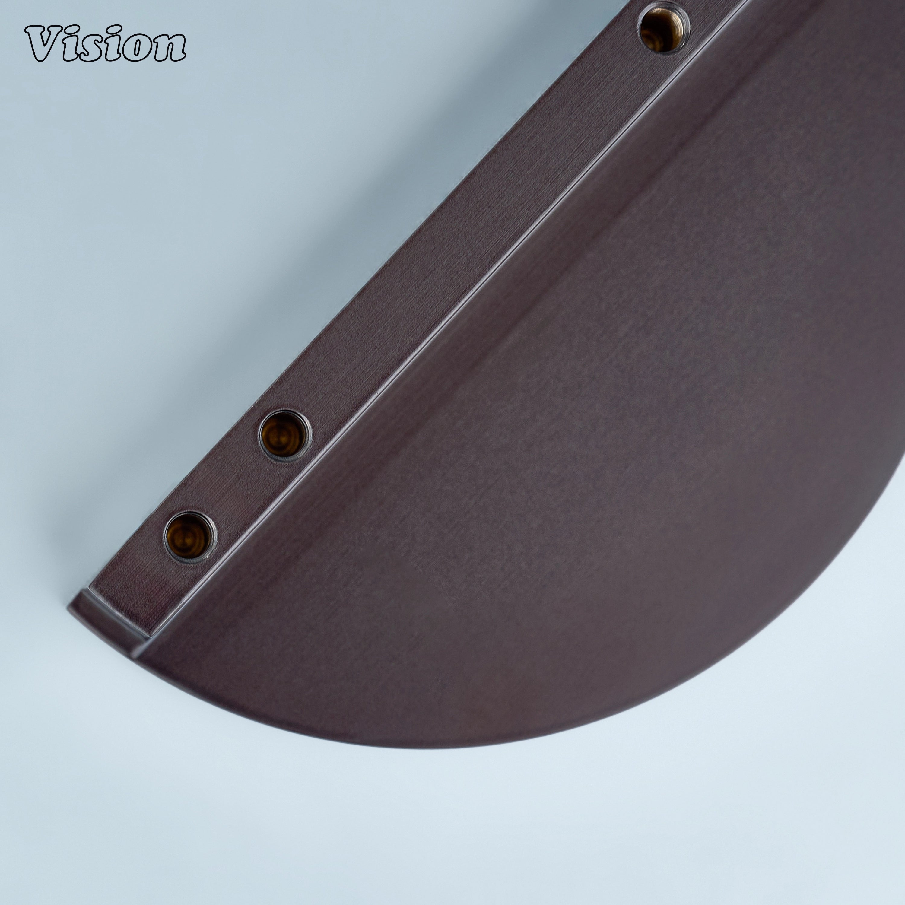 Oil Rubbed Bronze plain profile brass half round cabinet handle for wardrobes