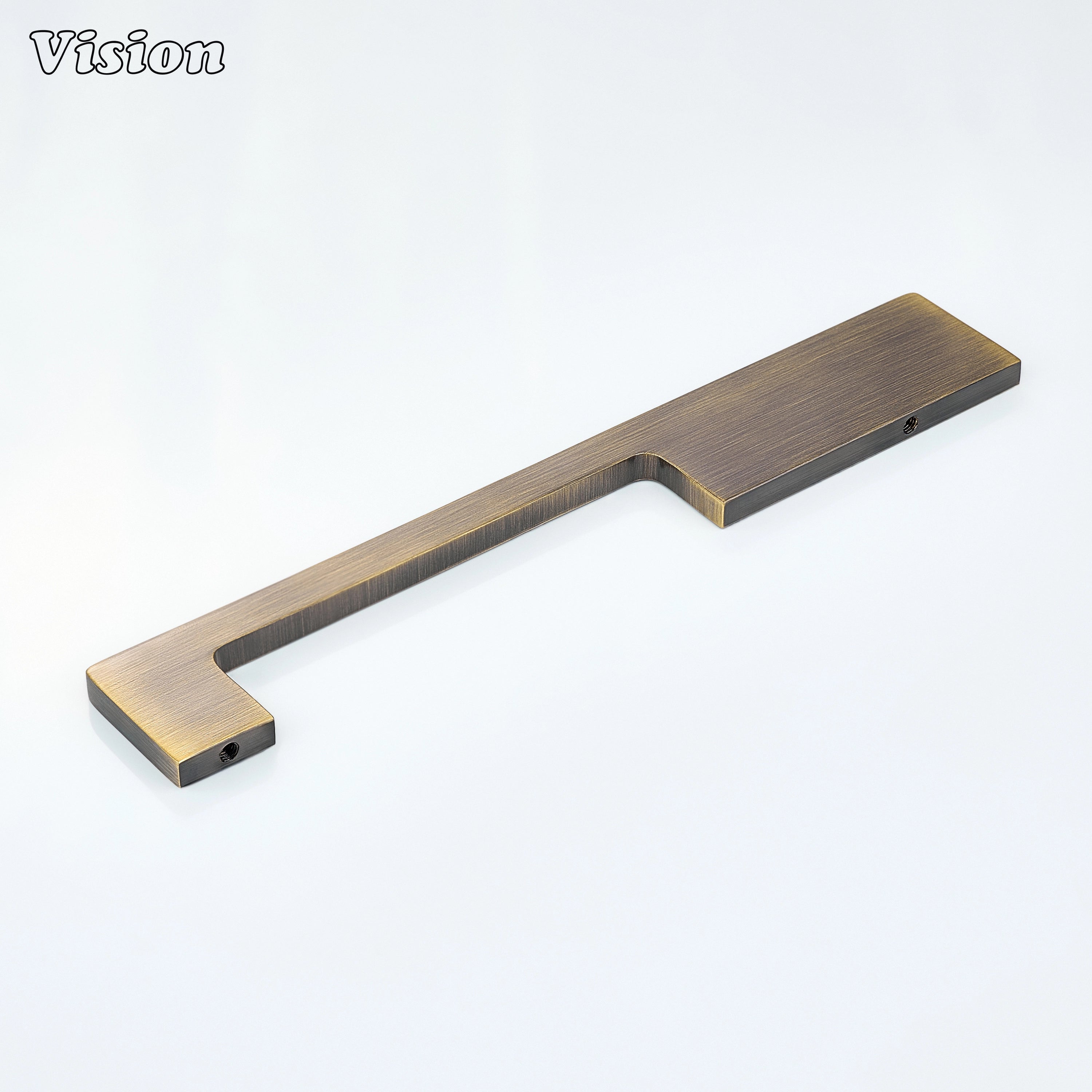 Antique Bronze slim cabinet handle for contemporary kitchen furniture