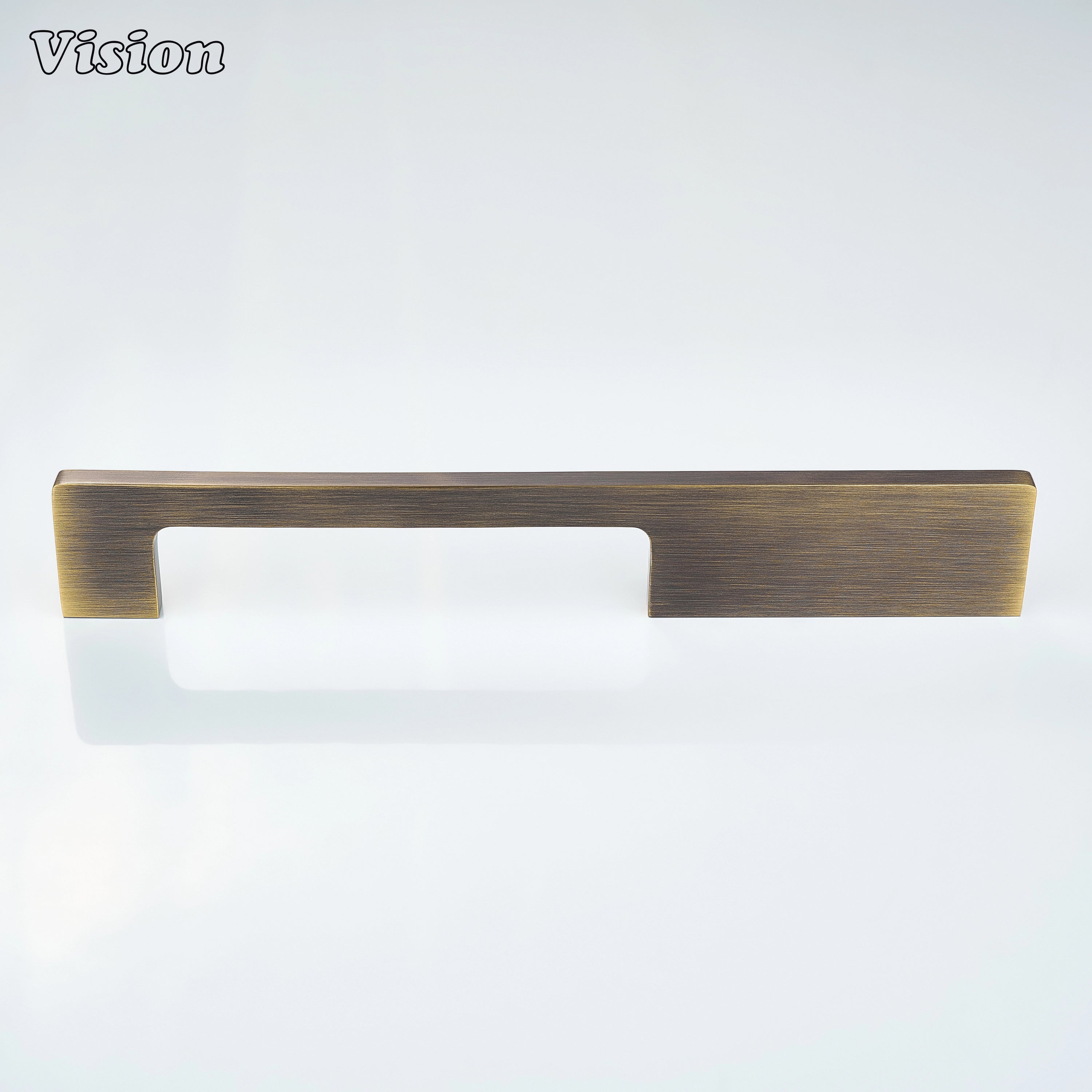 Antique Bronze cabinet handle with straight bar design for furniture