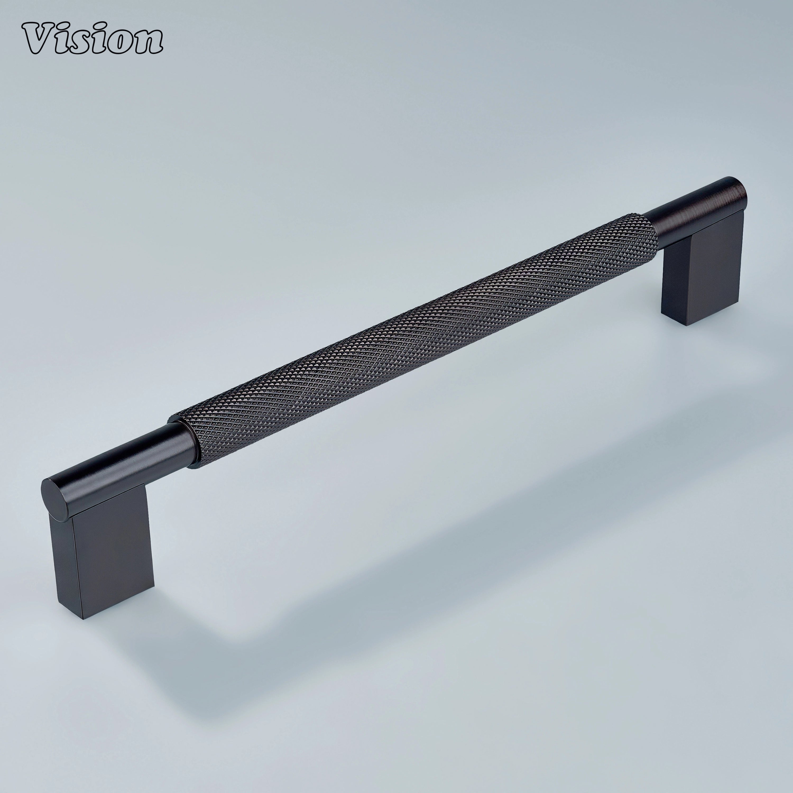 Kronos Oil Rubbed Bronze knurled handle used on wardrobe doors