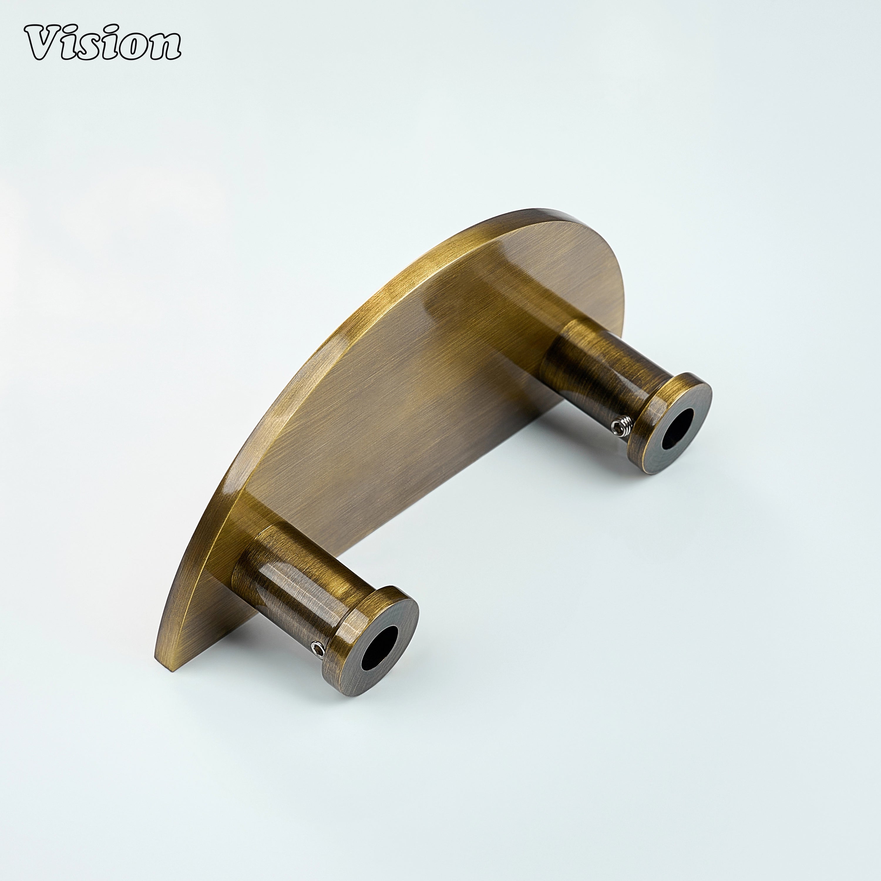 Lavelle Flower Knurled Brass Door Handle - Antique Bronze