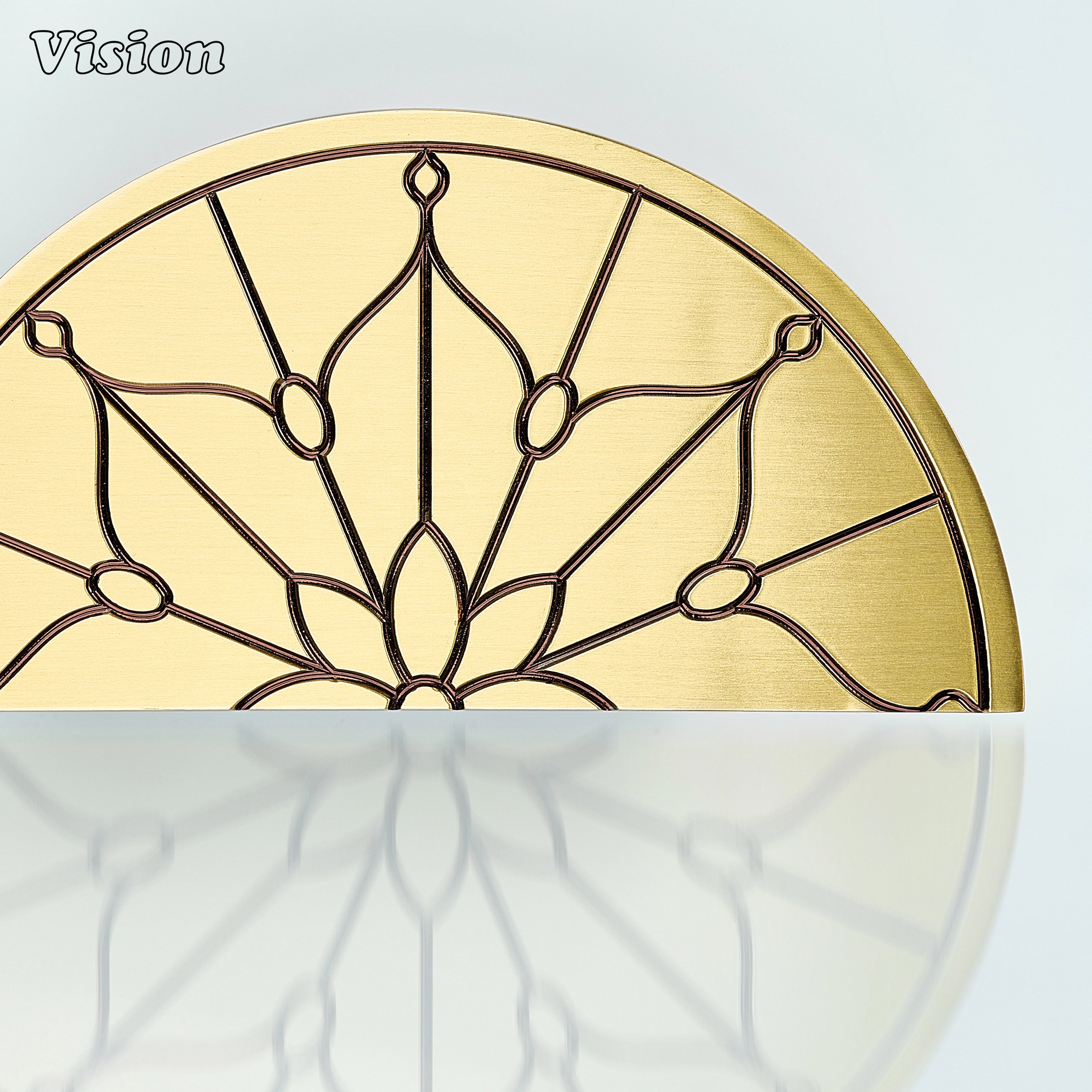 Lavelle Flower Knurled Brass Door Handle - Antique Bronze