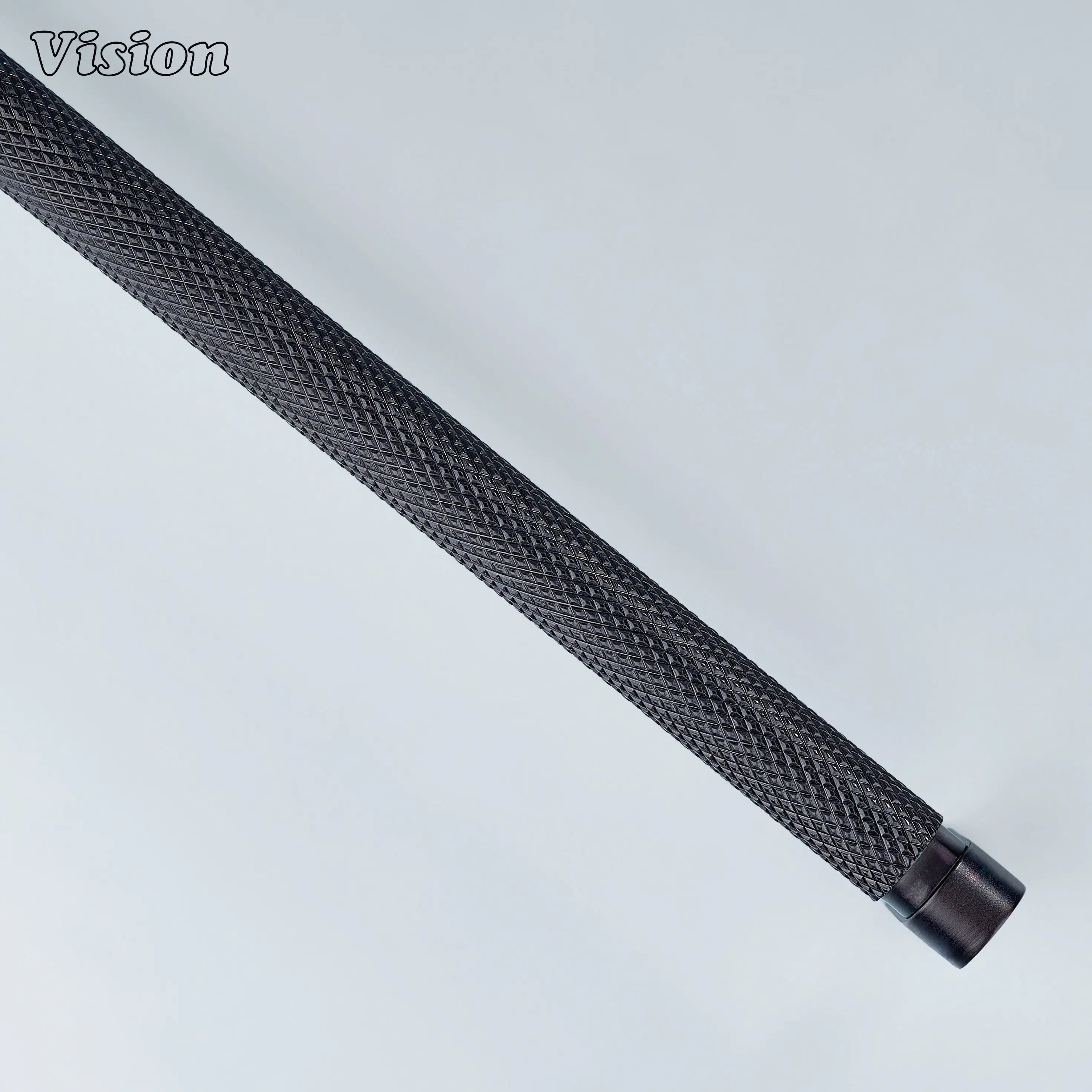Modern oil rubbed bronze ripple knurled handle used for modular kitchen units.