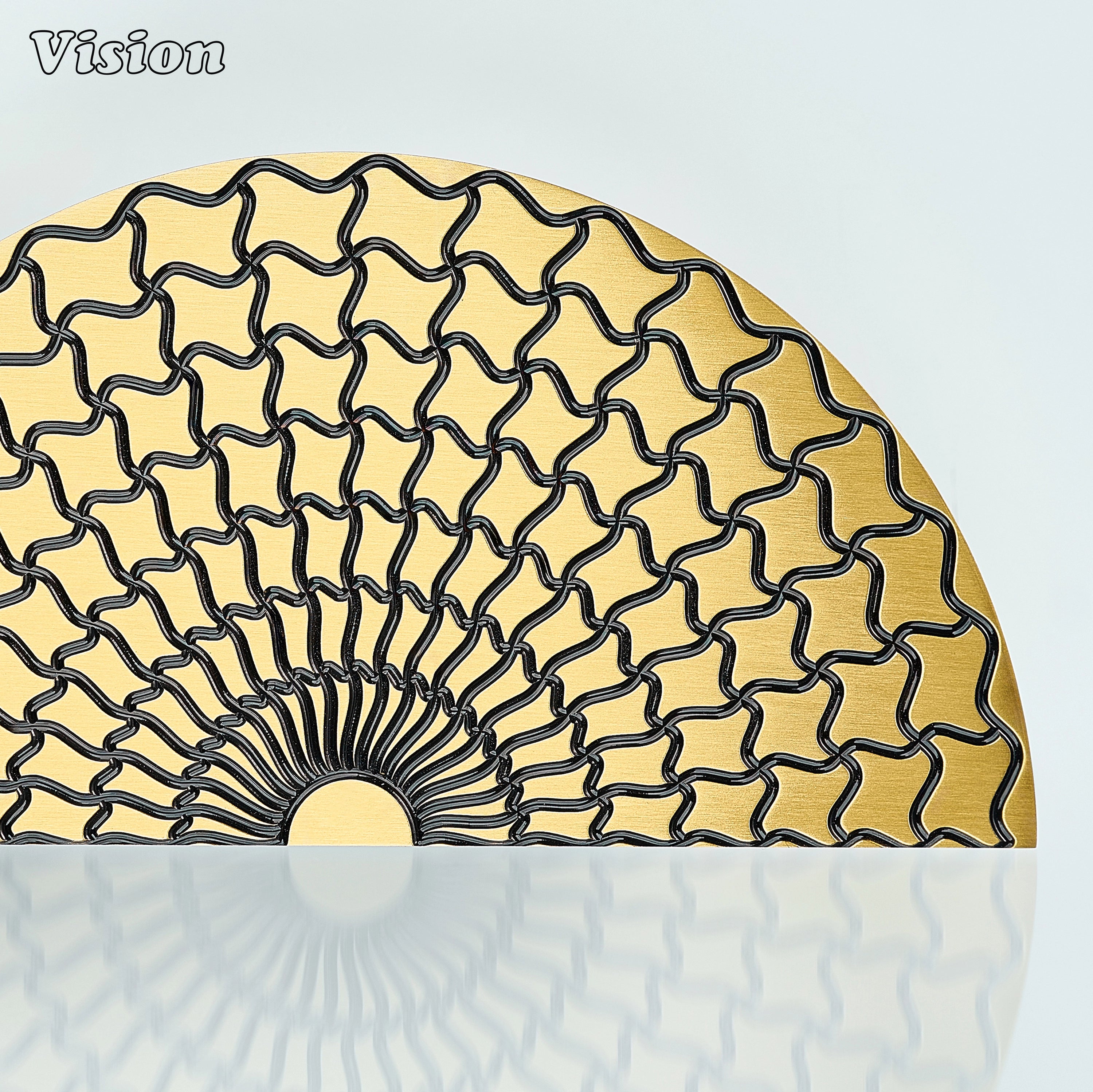 Premium brass half moon door handle in Antique Bronze finish for bedroom entrances