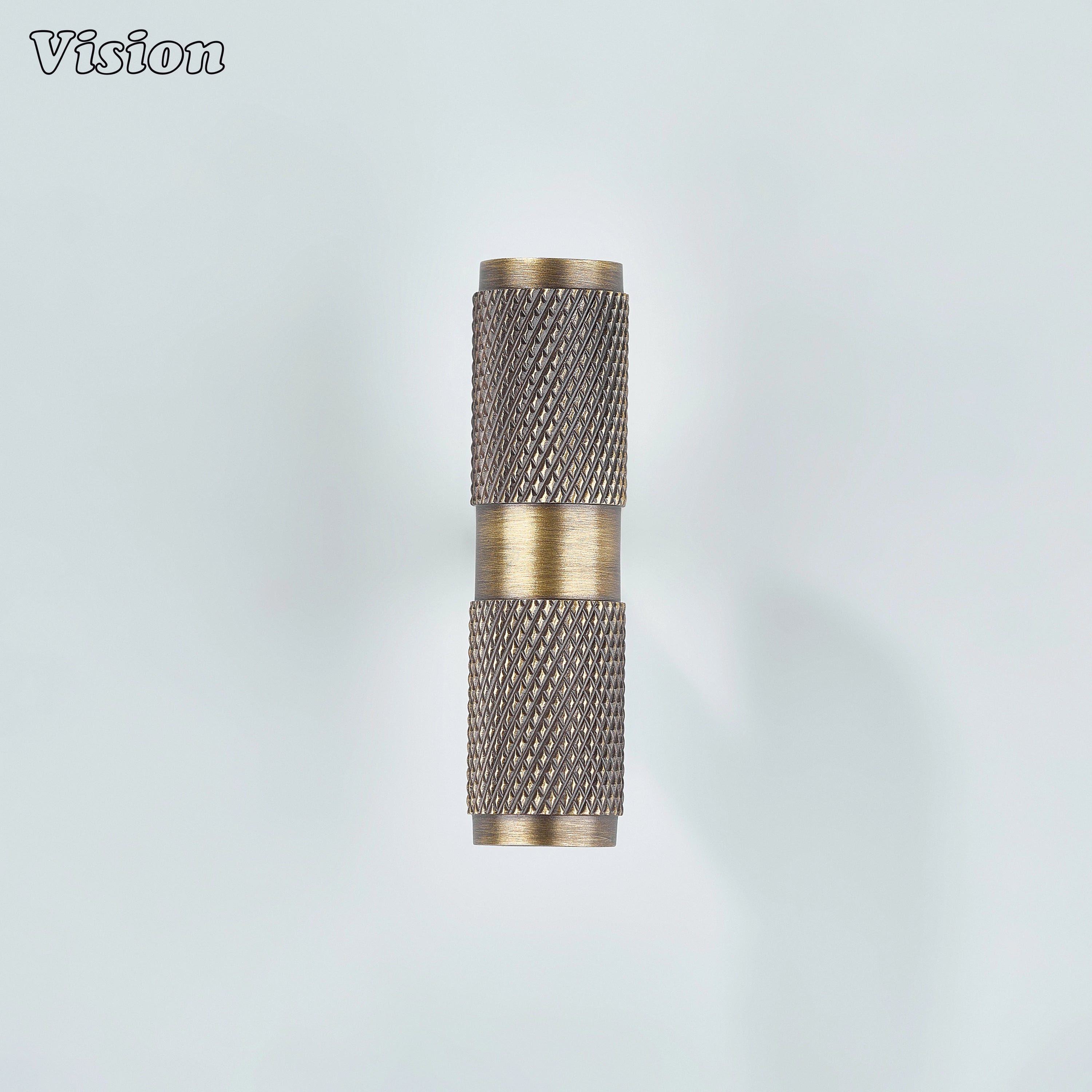 Knurled Antique Bronze cabinet t-knob bar style for modern kitchen storage
