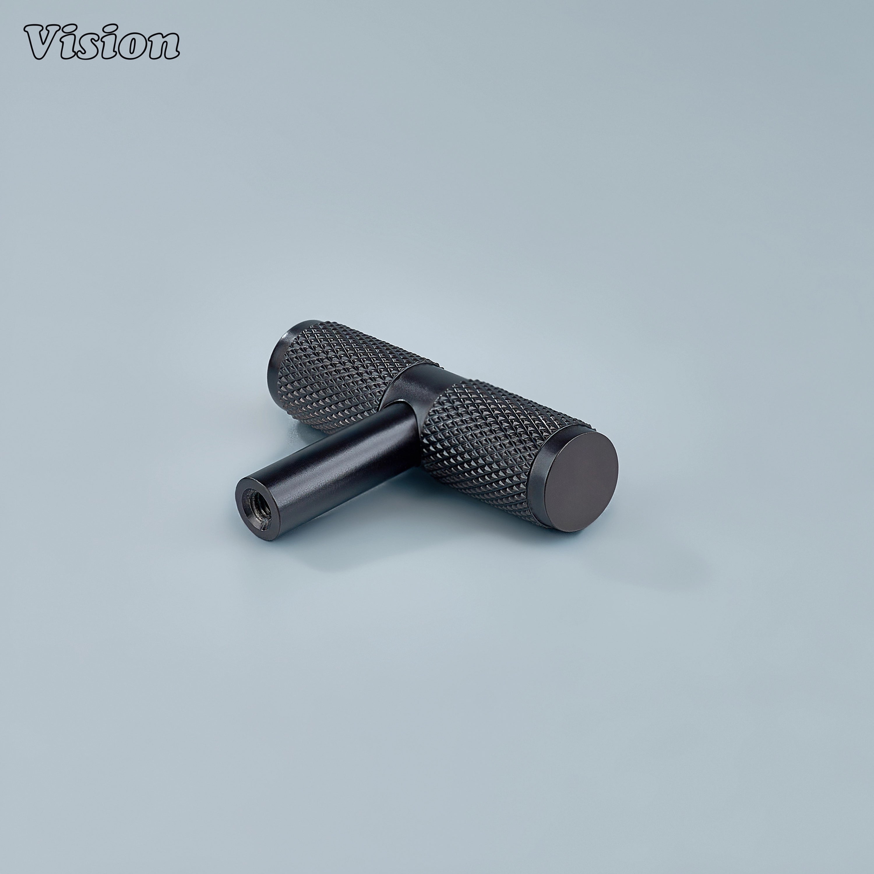 Oil Rubbed Bronze finish knurled t-knob cabinet hardware for wardrobes