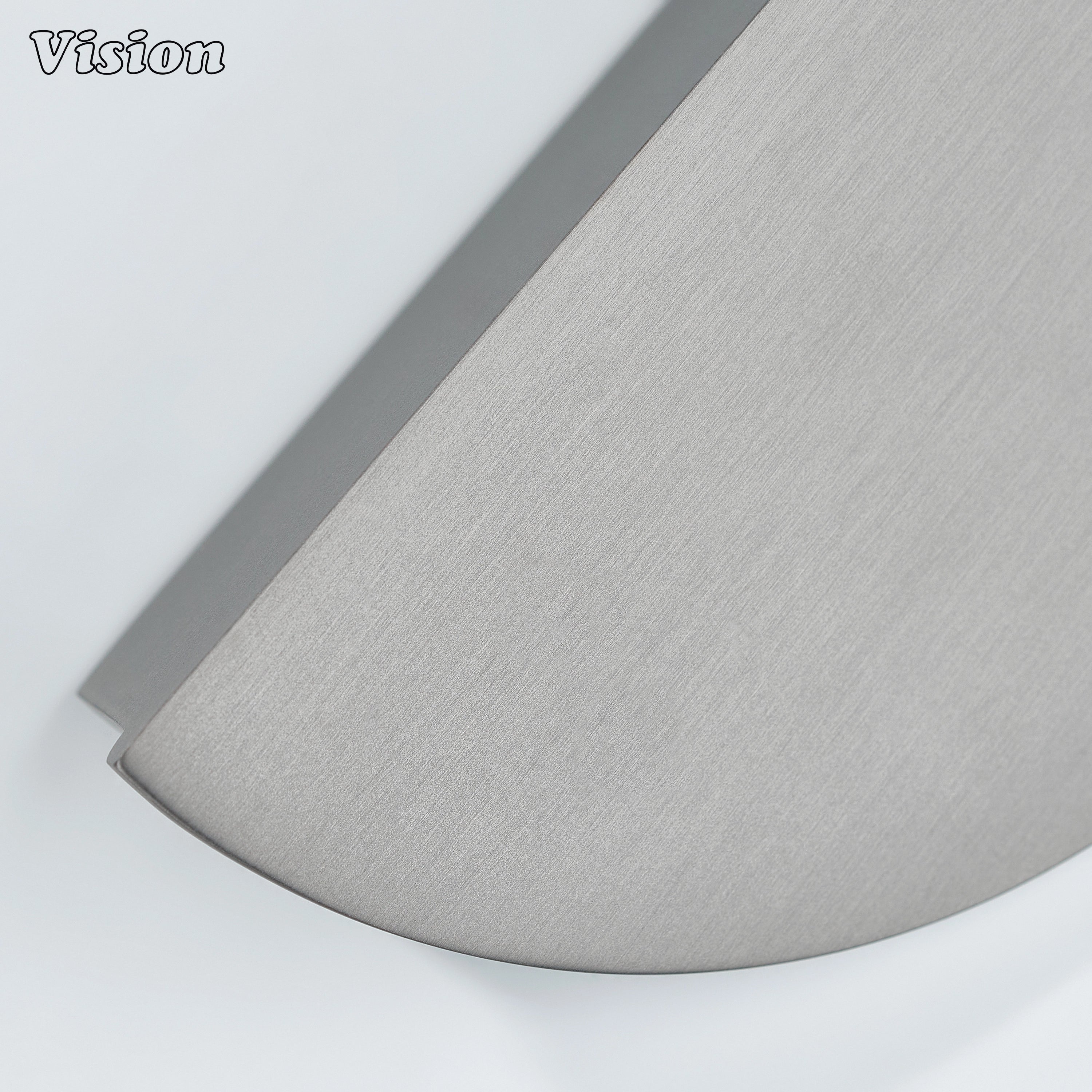 Gunmetal modern half round cabinet pull with smooth plain bar shape