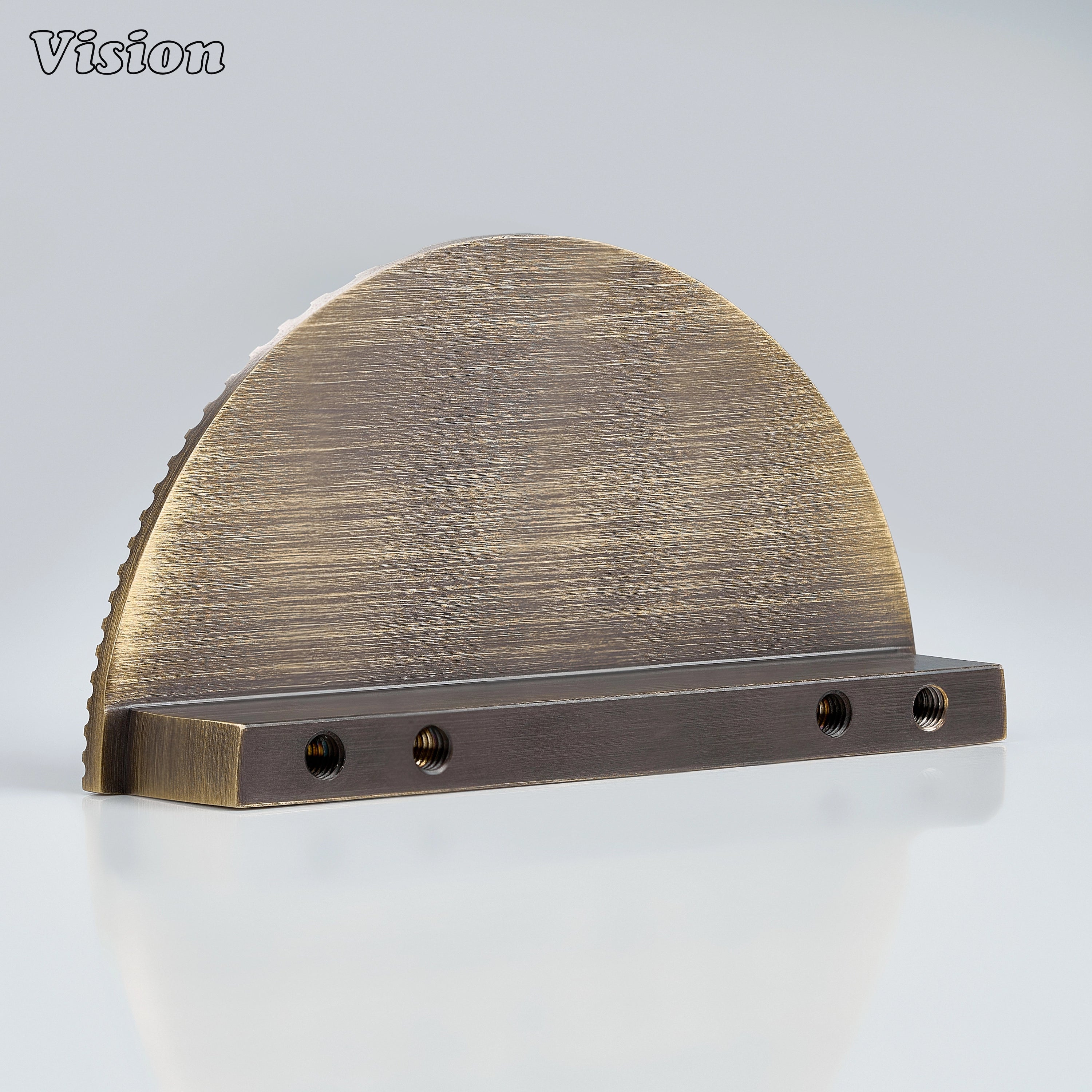 Antique Bronze solid brass linear knurled cabinet pull for wardrobes