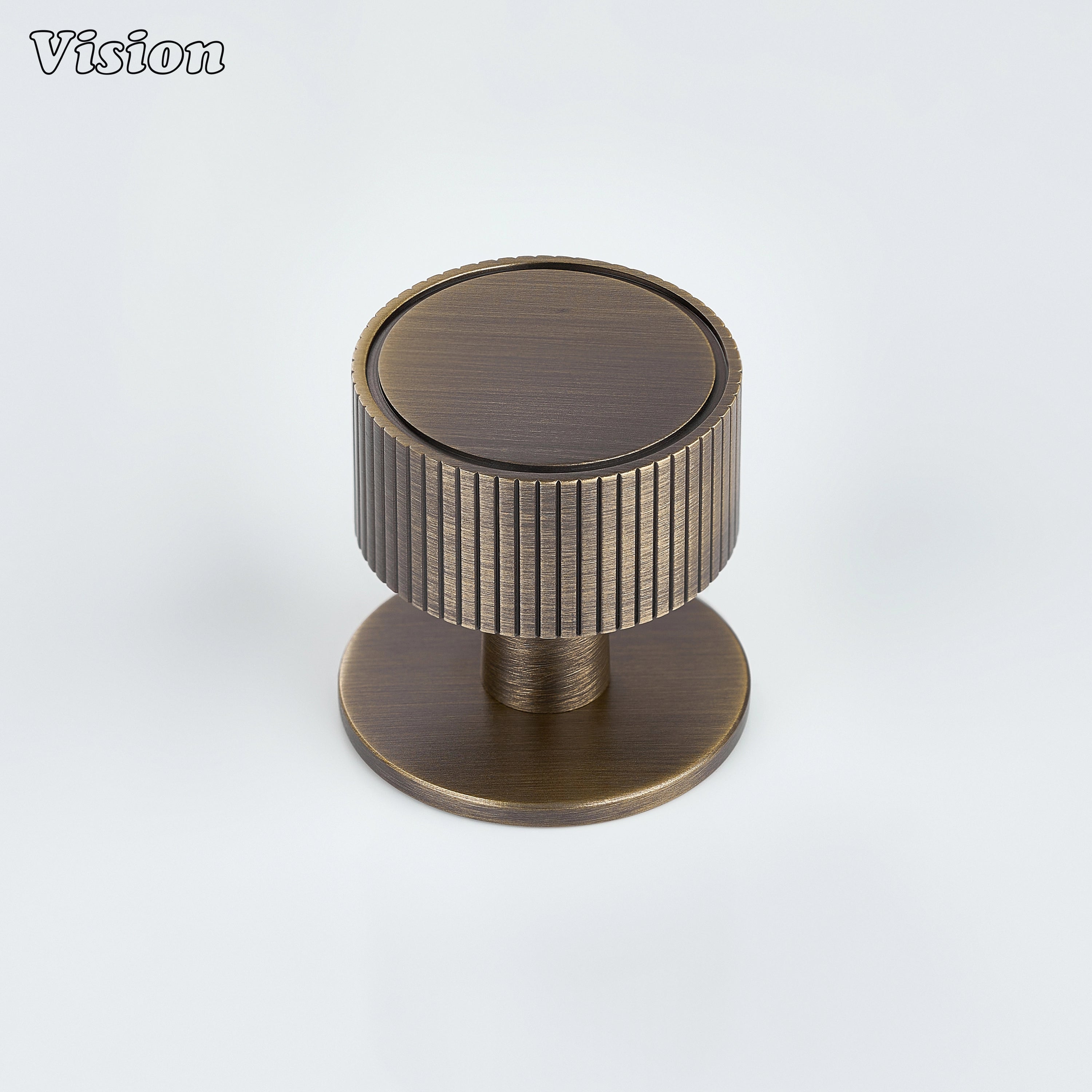 Premium Antique Bronze cabinet knob with textured surface for furniture use