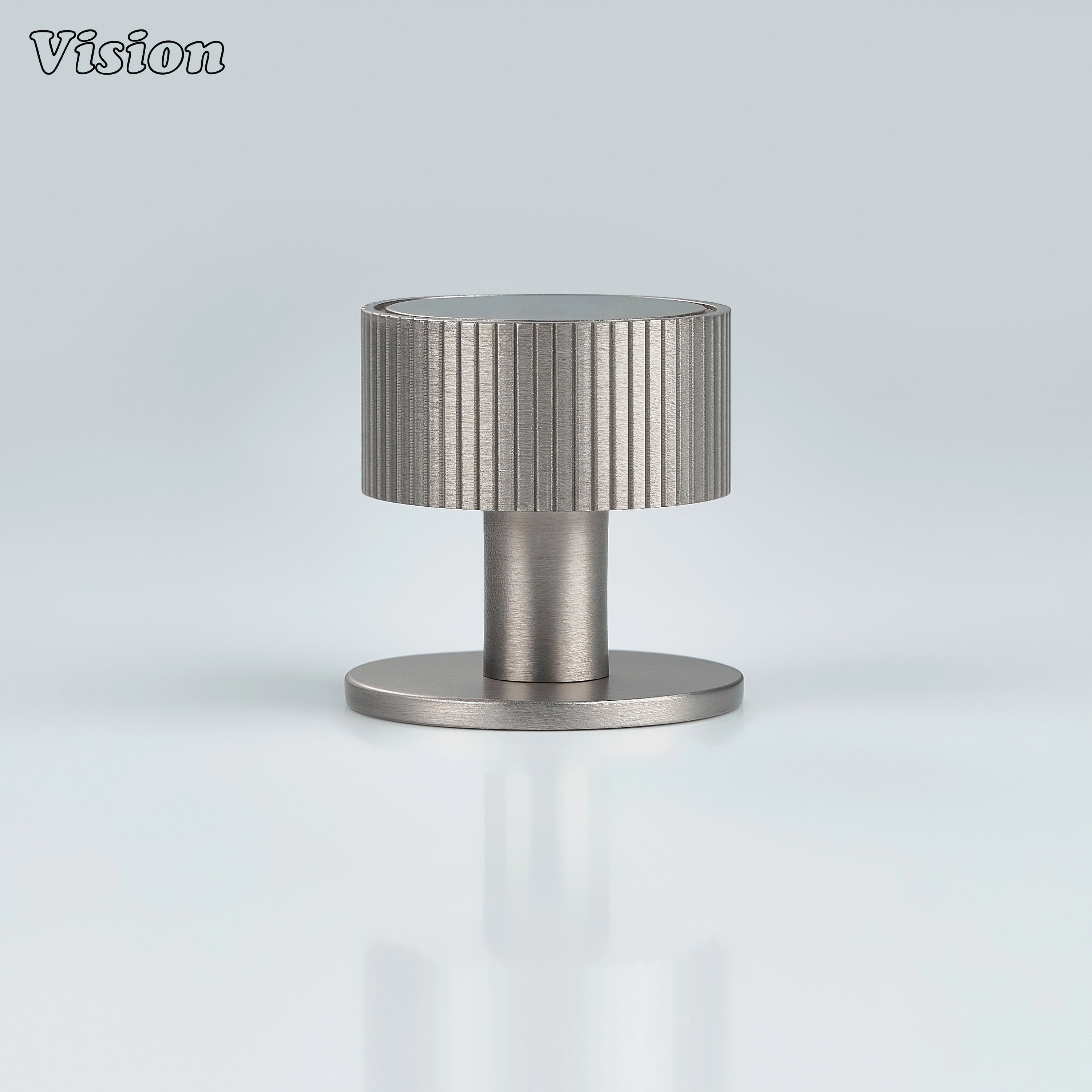 Premium Silver cabinet knob with clean profile for modern furniture