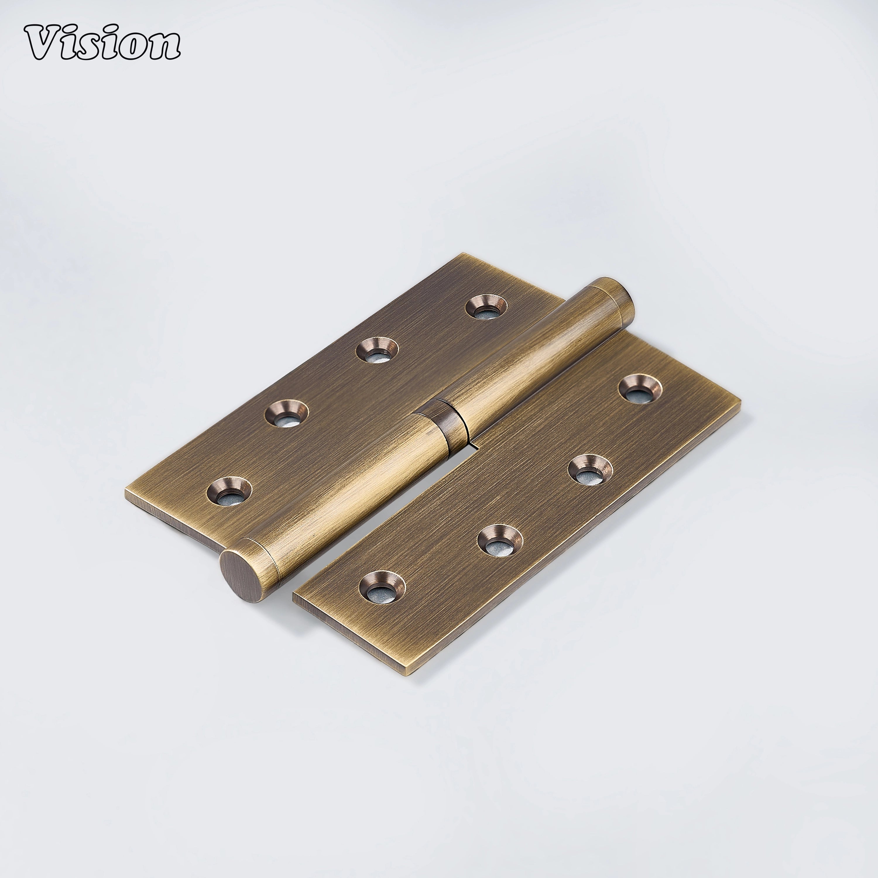 Antique Bronze plain rectangle brass lift-off door hinge for classic interior doors