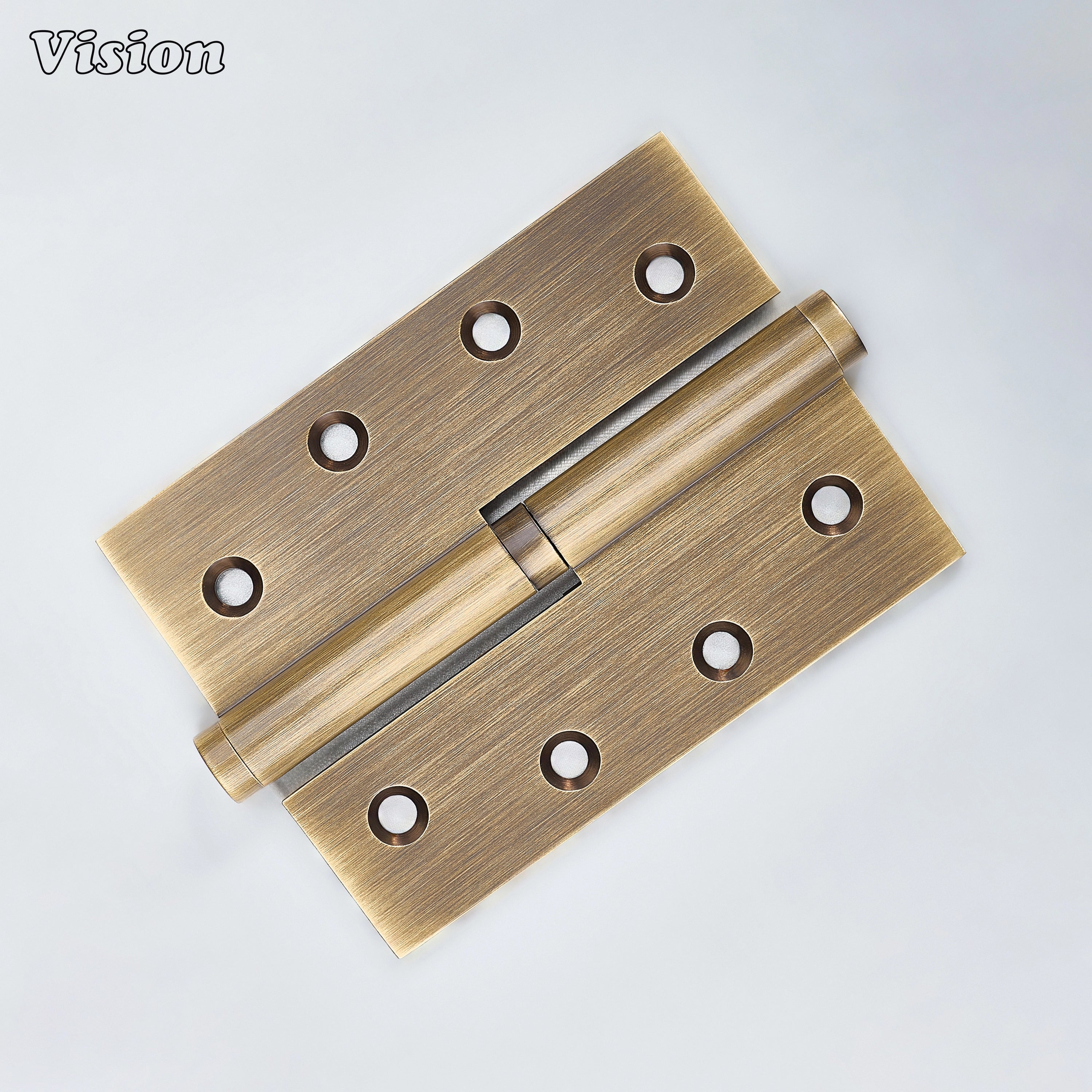 Antique Bronze plain profile loose joint brass hinge for interior doors