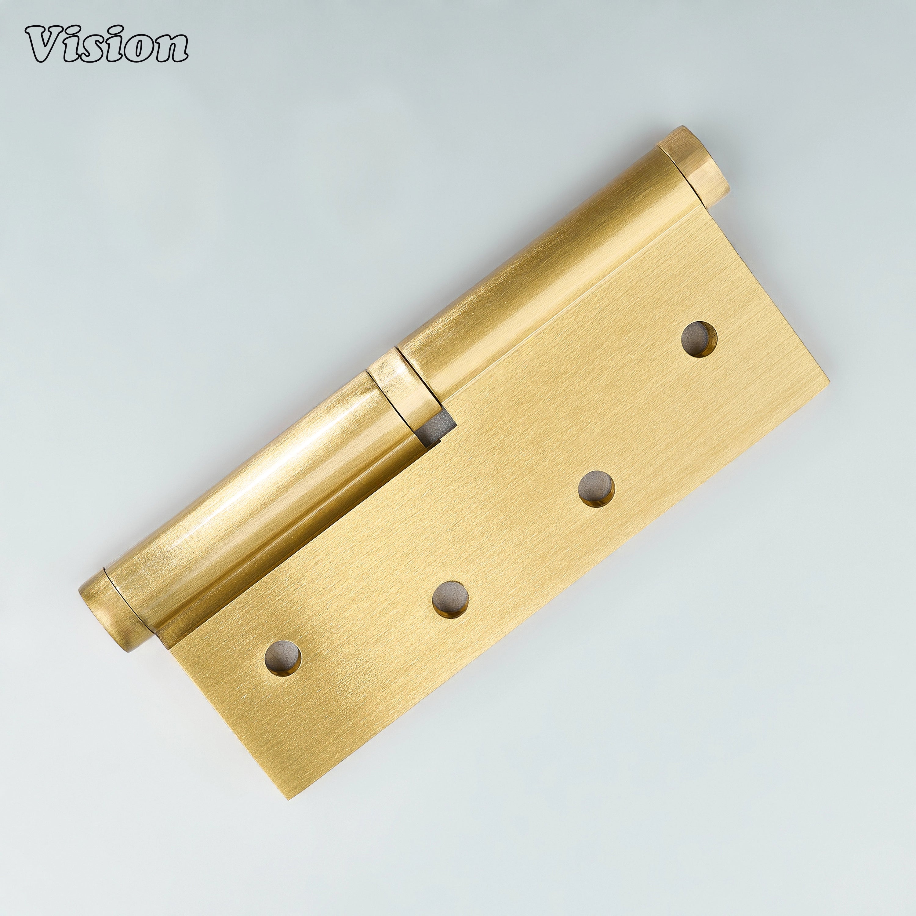 Gold premium brass lift-off door hinge used on residential interior doors