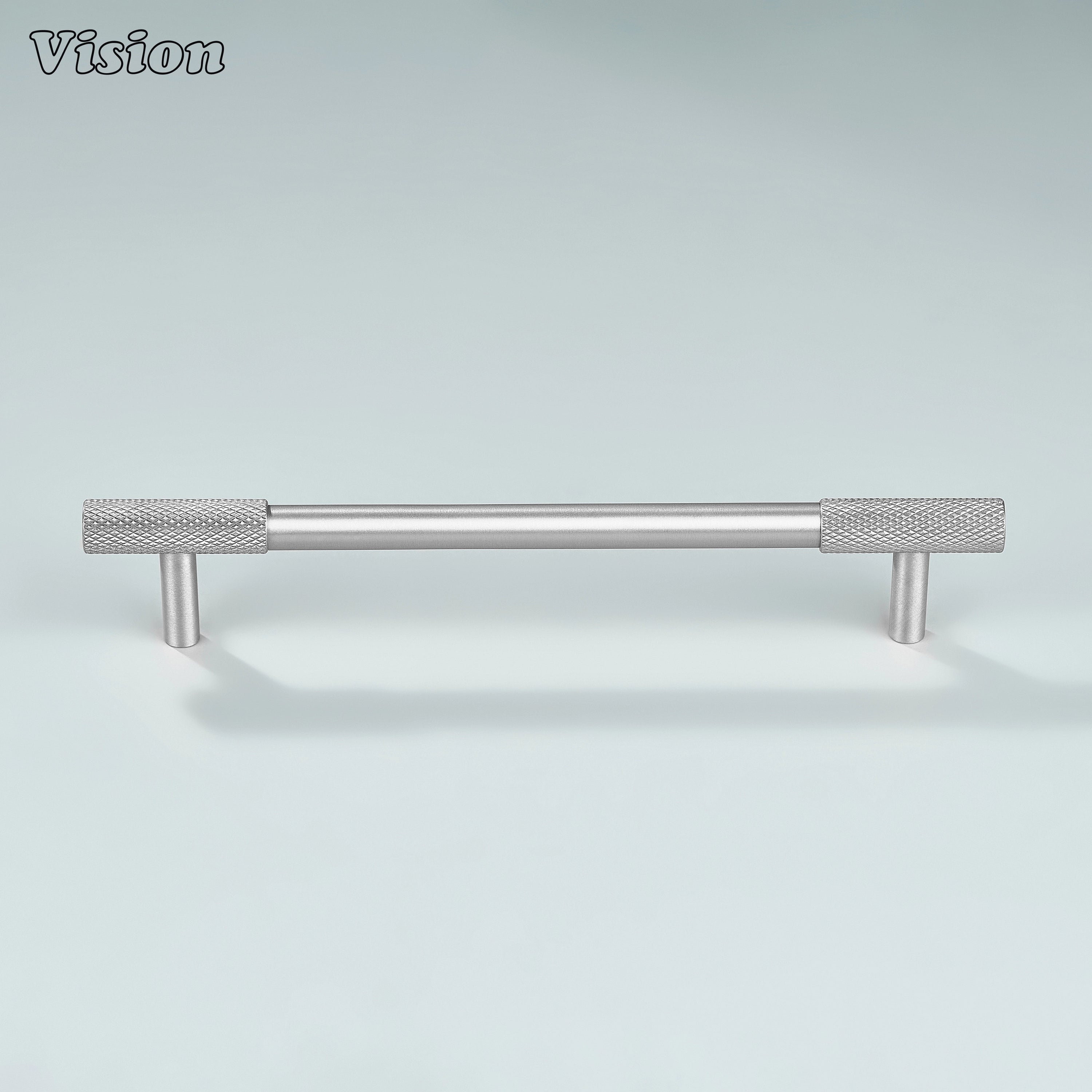 Silver Arion handle with fine textured grip