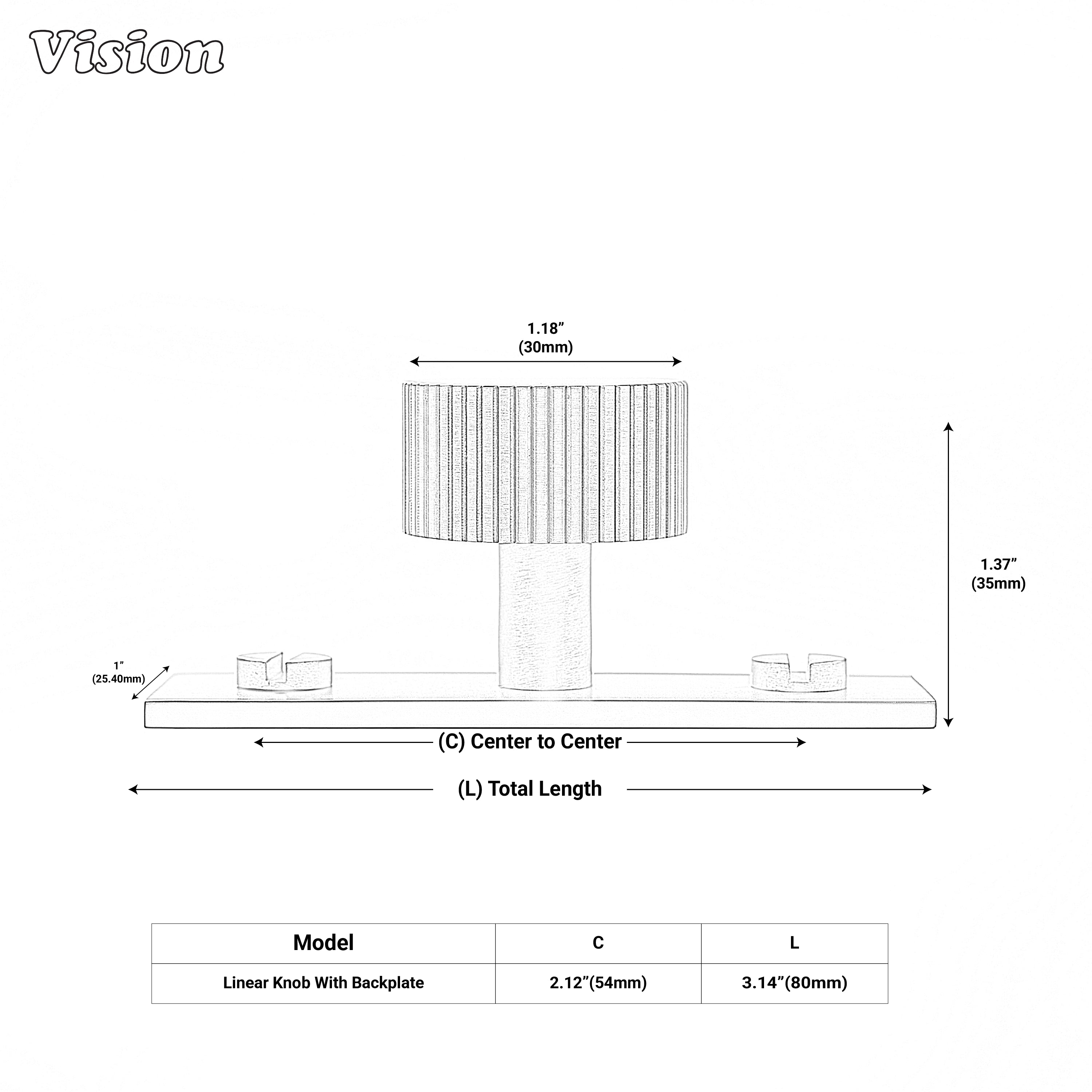 Aris cabinet knob gold black backplate close-up