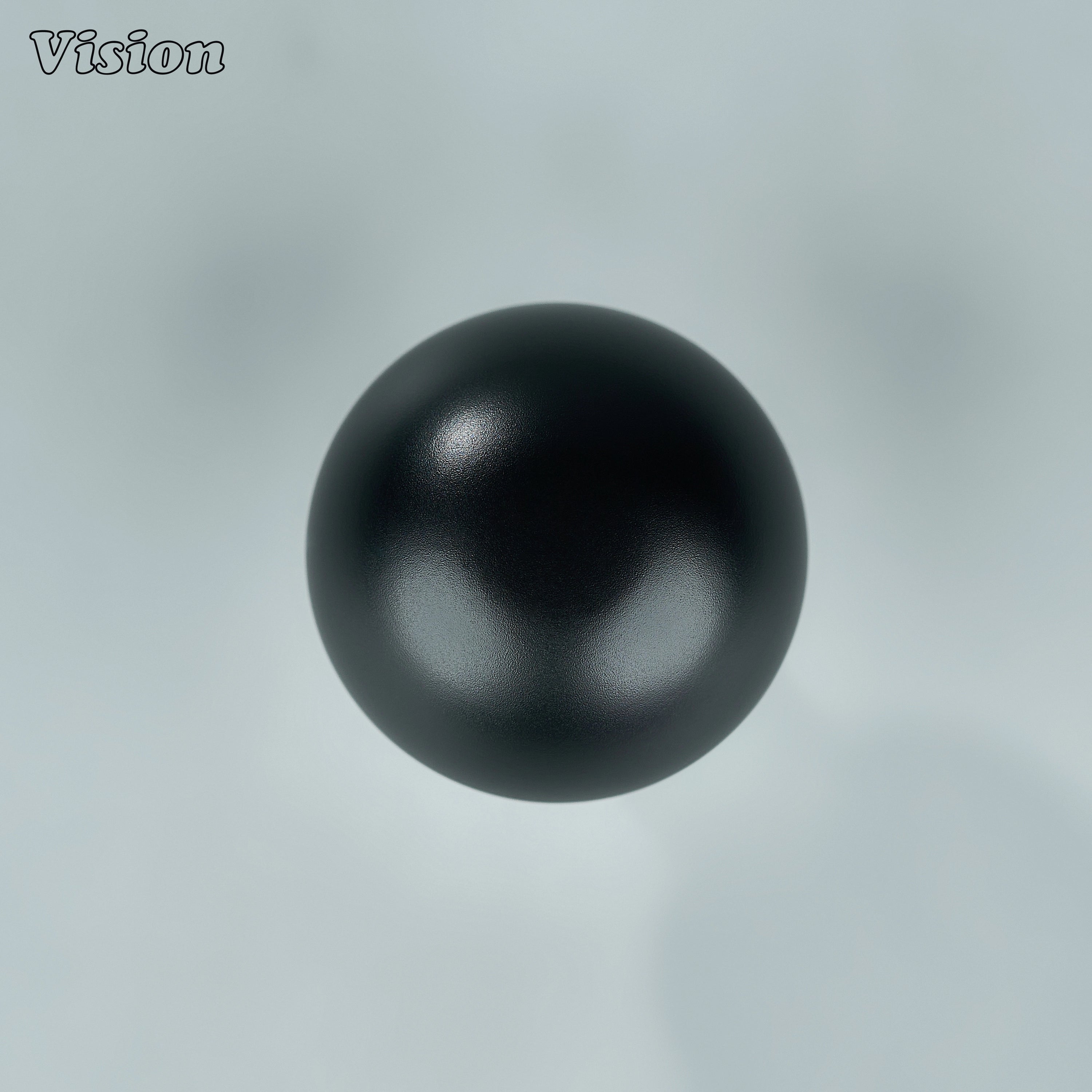 Smooth Black brass cabinet knob with compact mushroom silhouette for luxury cabinet furniture