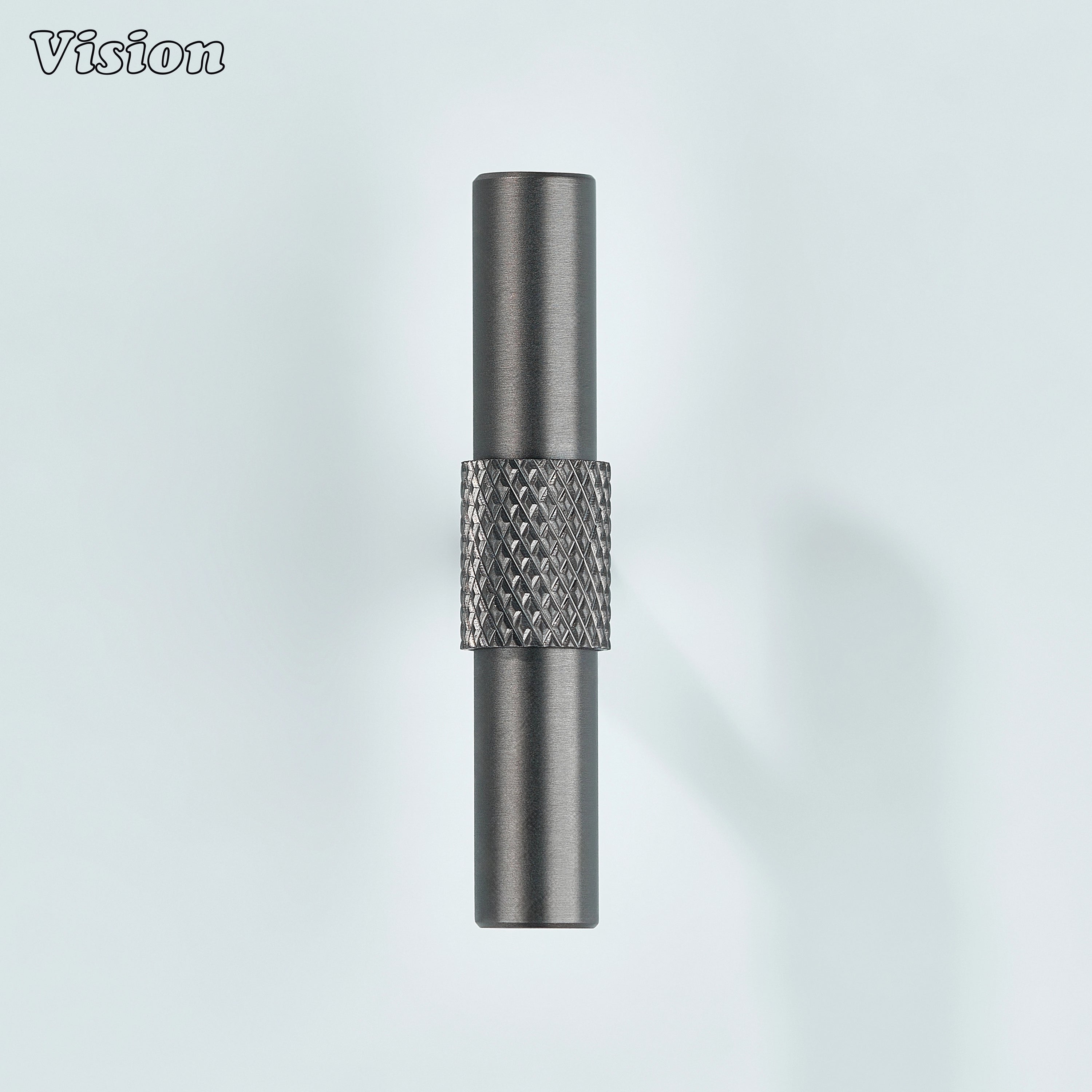 Solid brass gunmetal finish T-Knob ideal for cabinets and furniture.