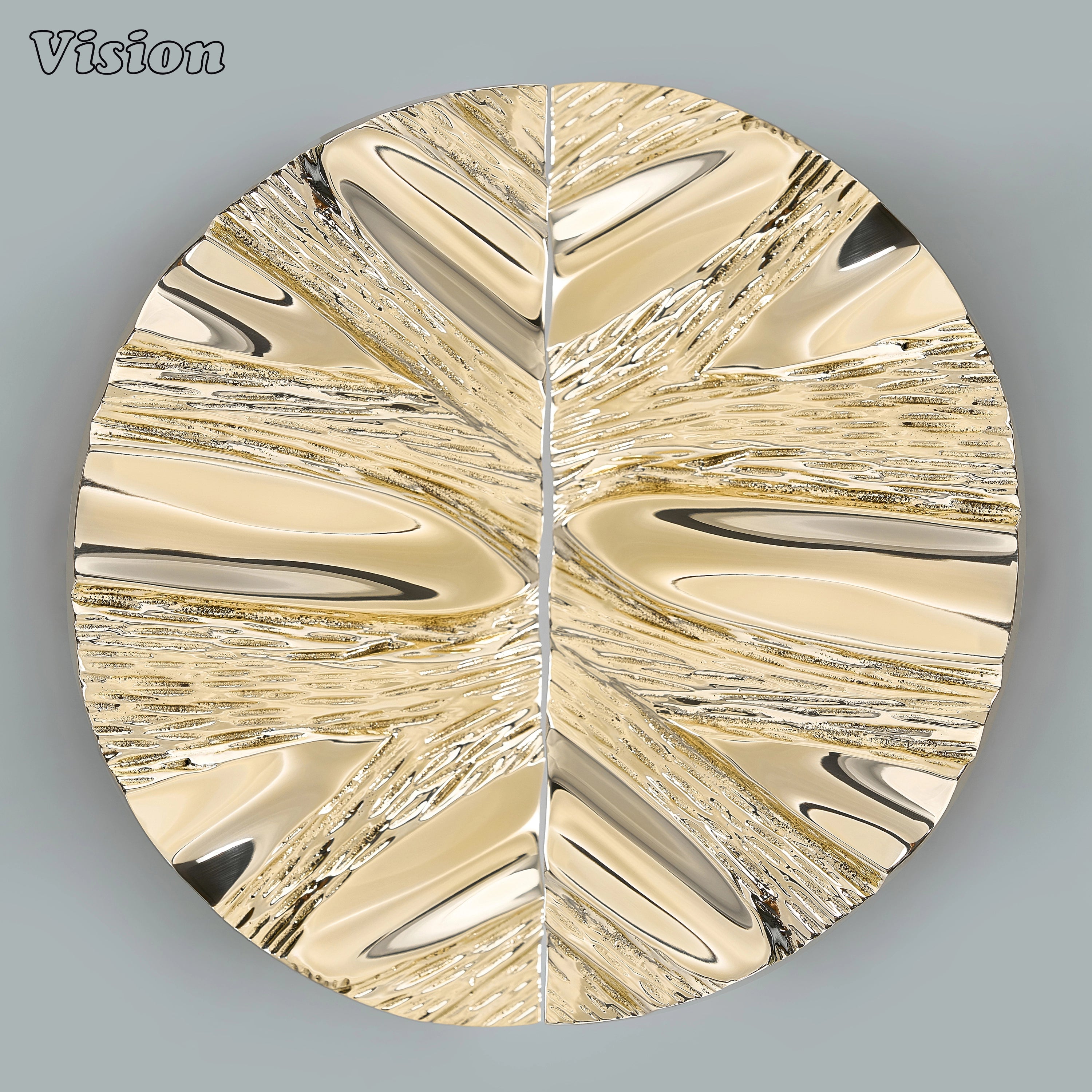 Decorative Polished Brass premium pull handle for wooden entrance doors.