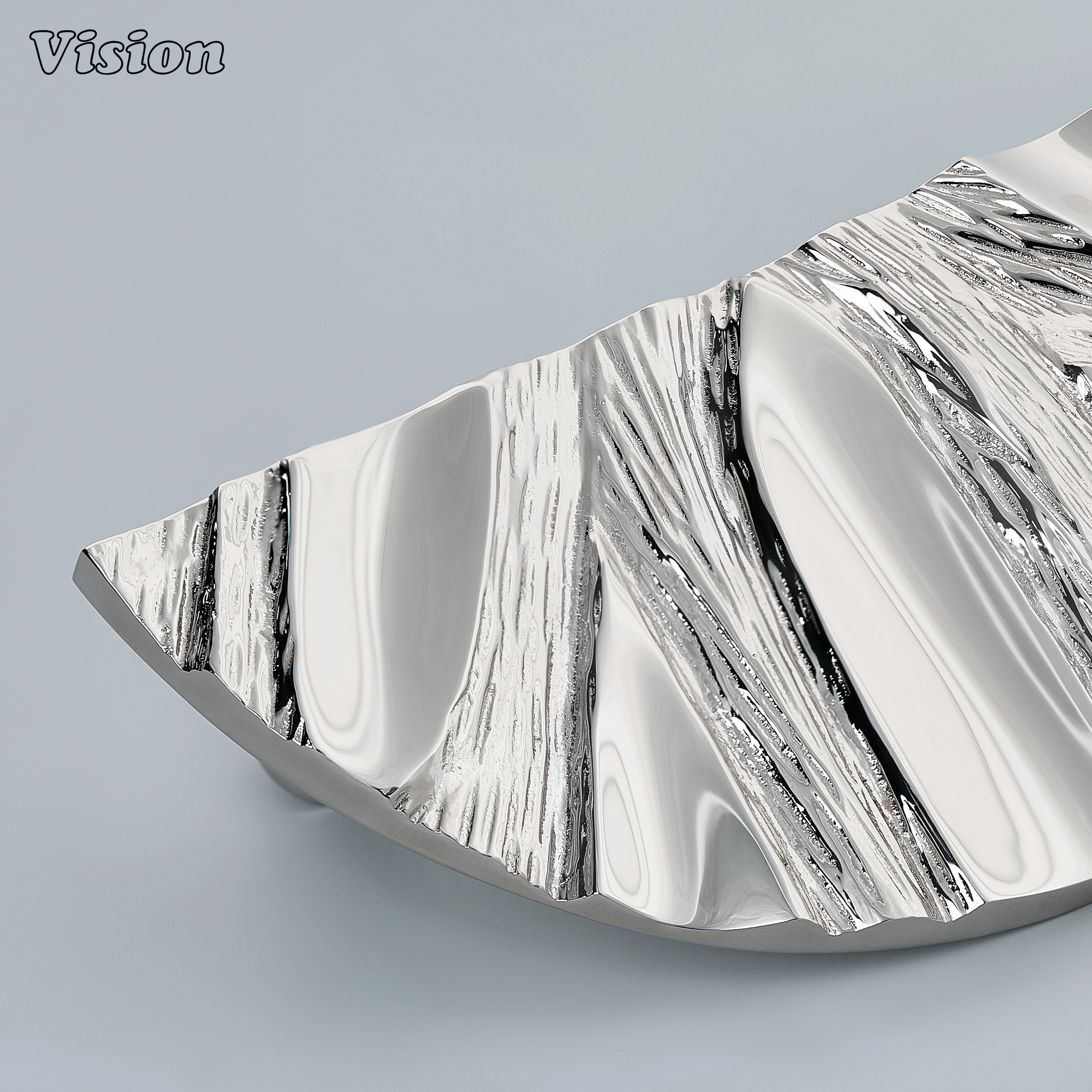 Premium Polished Nickel architectural brass pull for contemporary entrances.