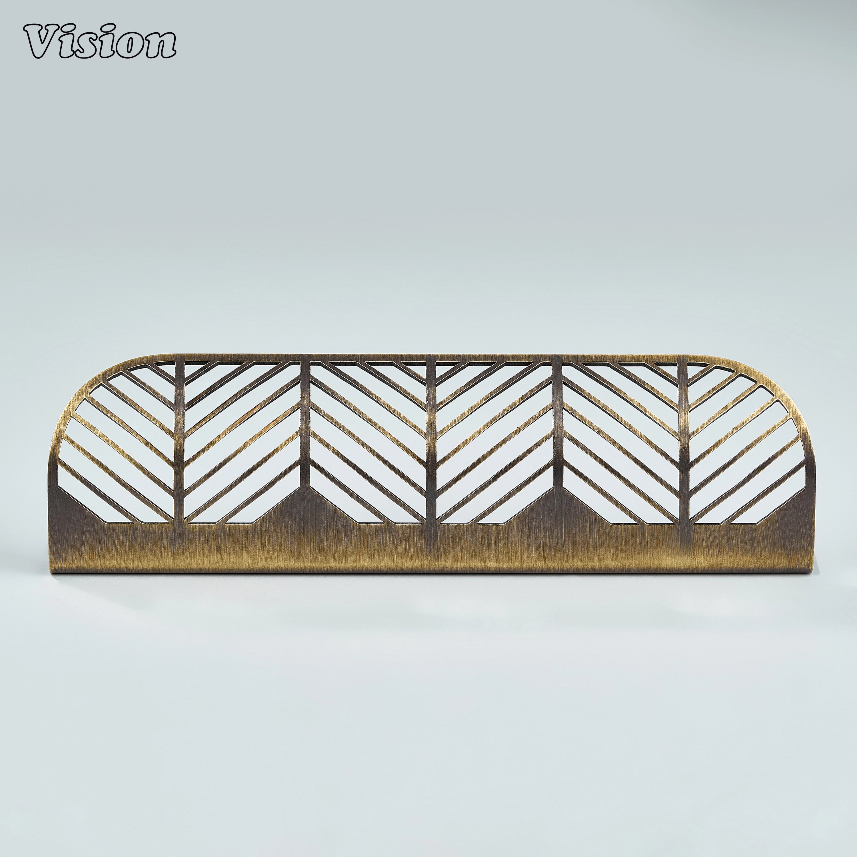 Cabinet handle in Antique Bronze finish with plain profile for furniture units