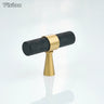 Black and Gold product finish swatch