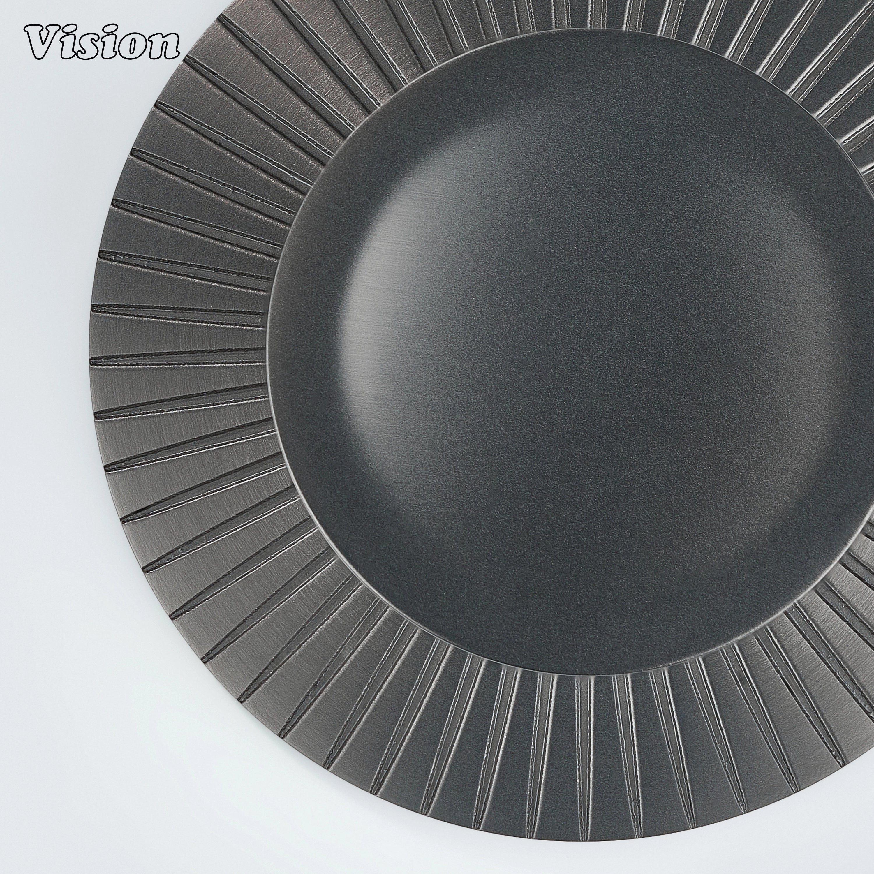 Comet Solid Brass Knob with Star Knurled Circular Plate in Gunmetal for cabinets