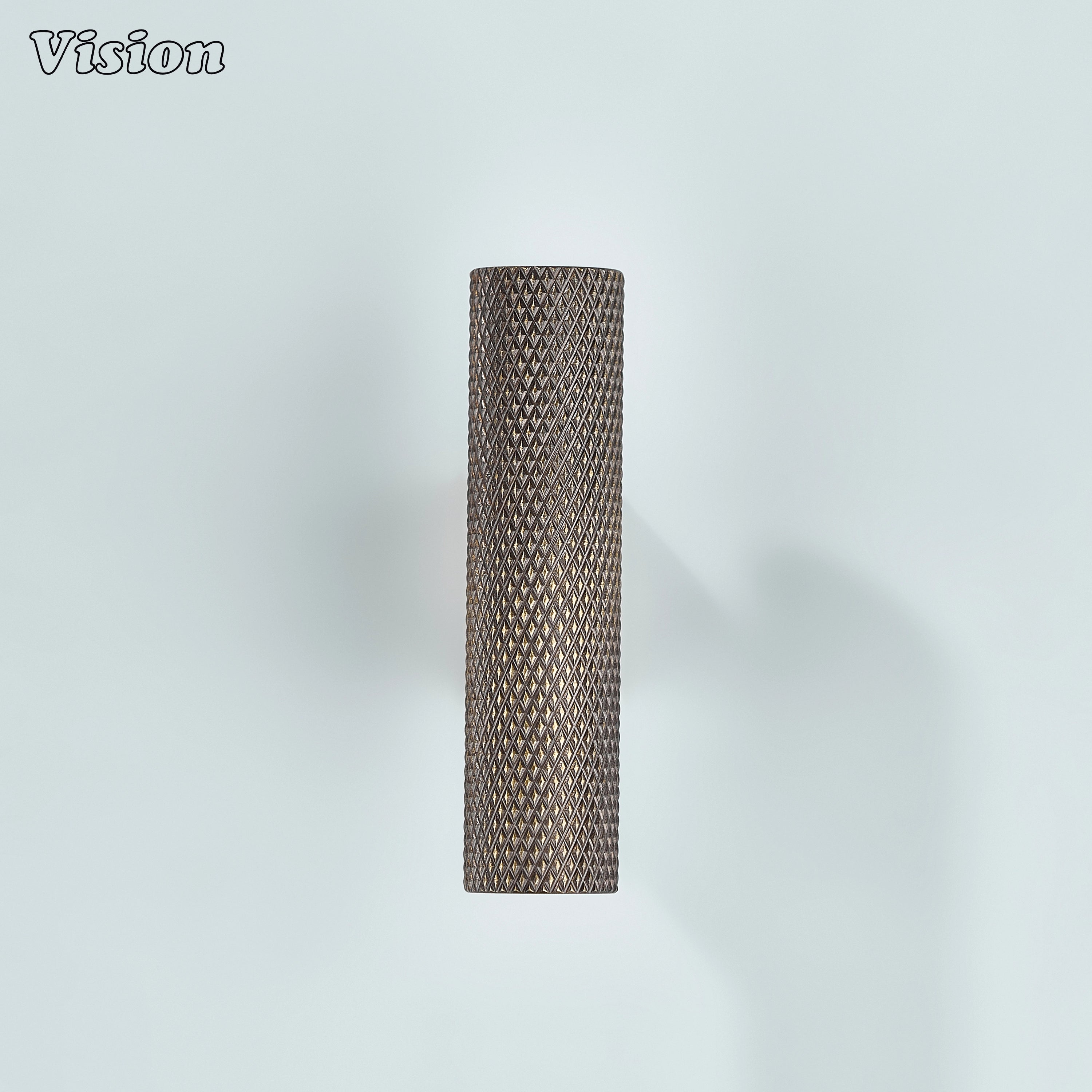 Antique bronze knurled T-knob offering enhanced grip and squared leg support.