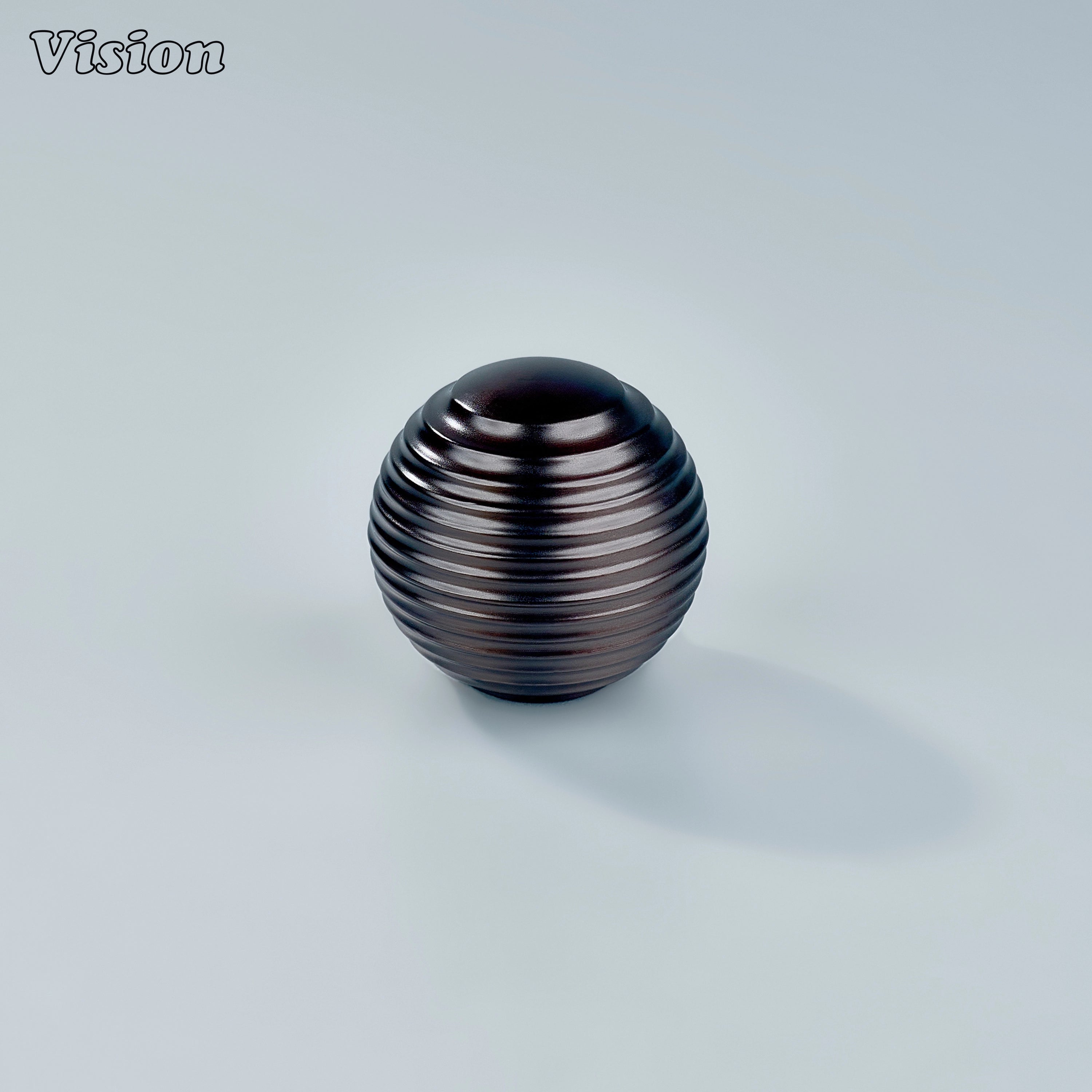 Round honeycomb brass cabinet knob in Oil Rubbed Bronze for wardrobe doors