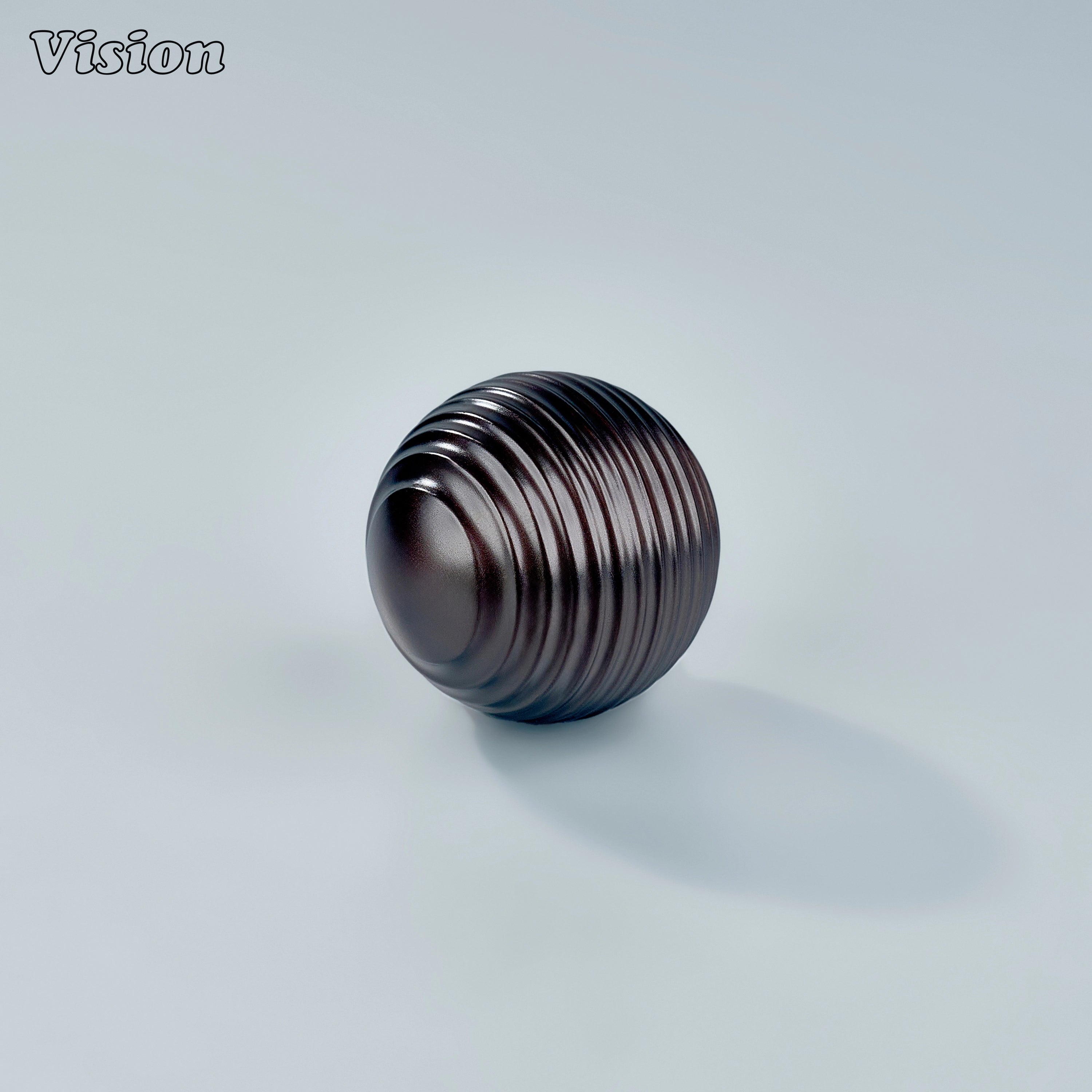 Oil Rubbed Bronze round cabinet knob with honeycomb texture for drawers