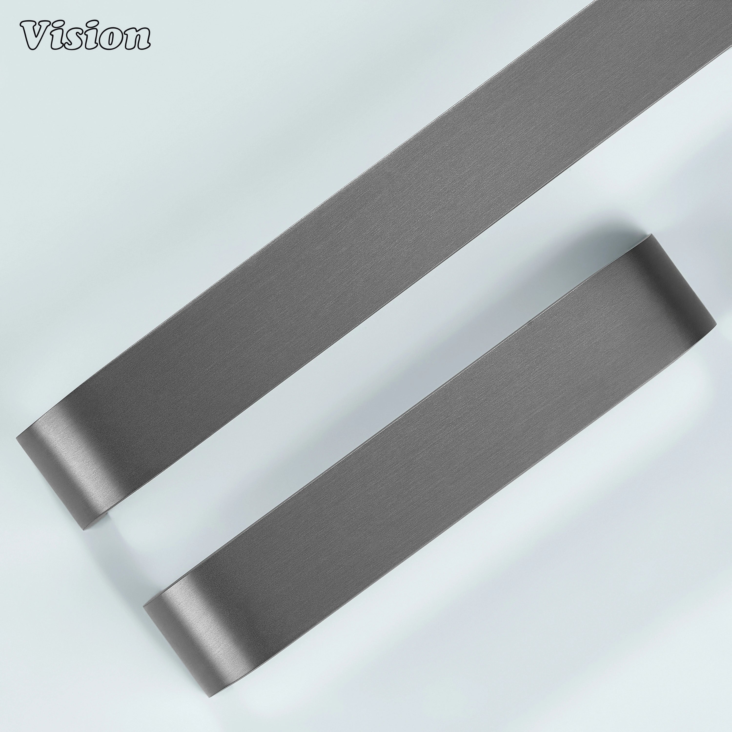 Plain curved Gunmetal cabinet handle designed for drawers and cabinets