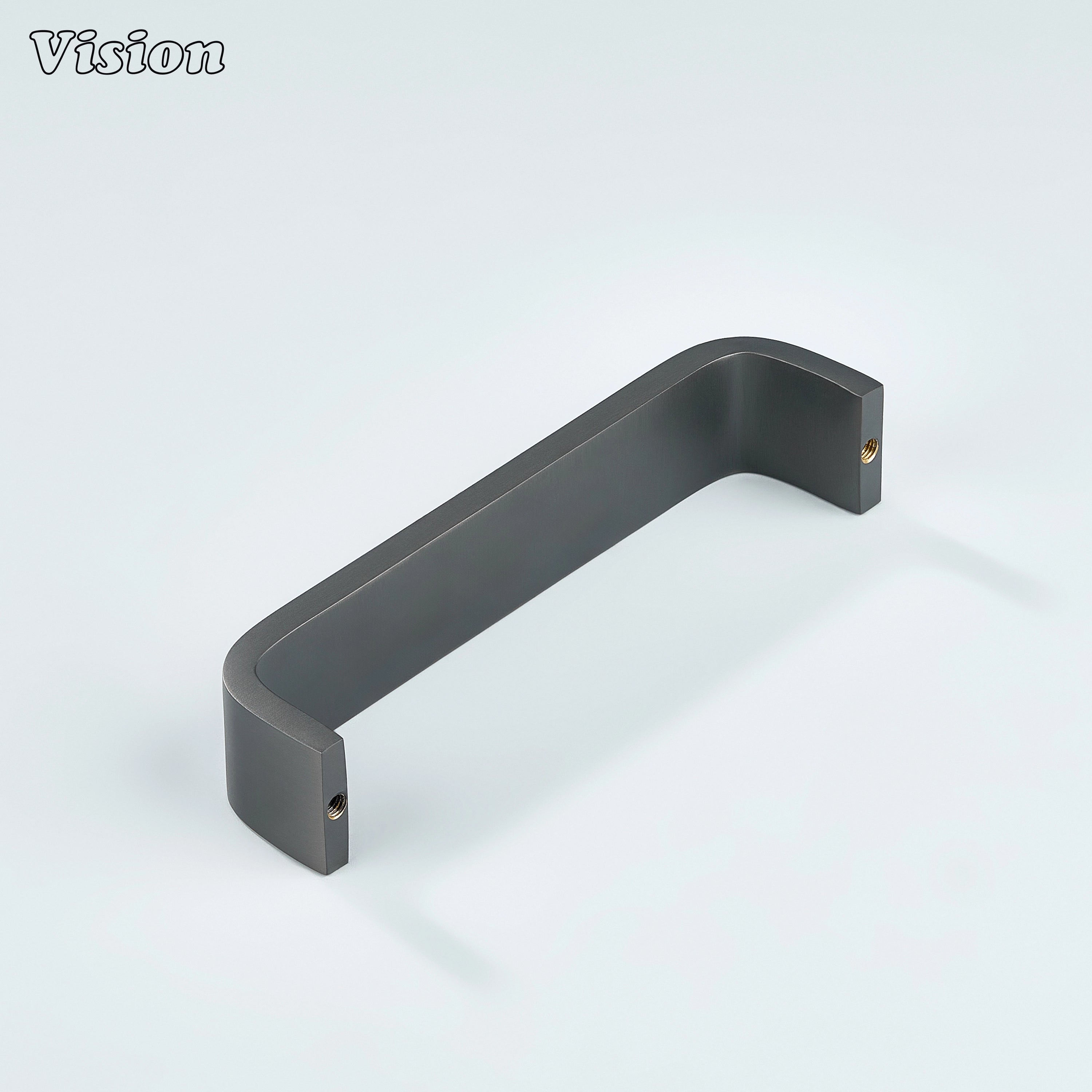 Plain profile Gunmetal cabinet handle for wardrobe drawers