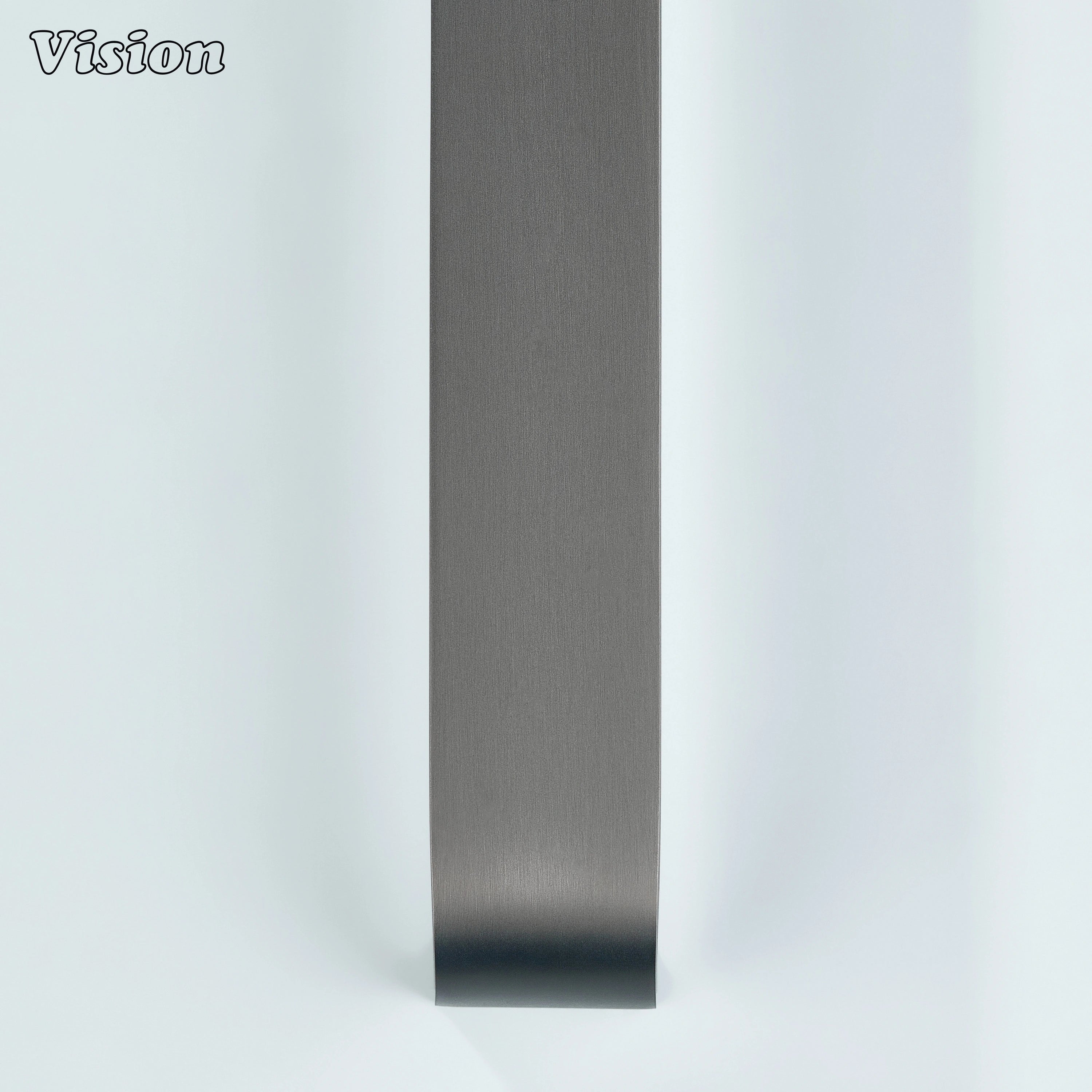 Gunmetal curved bar cabinet handle with wide grip for cabinets