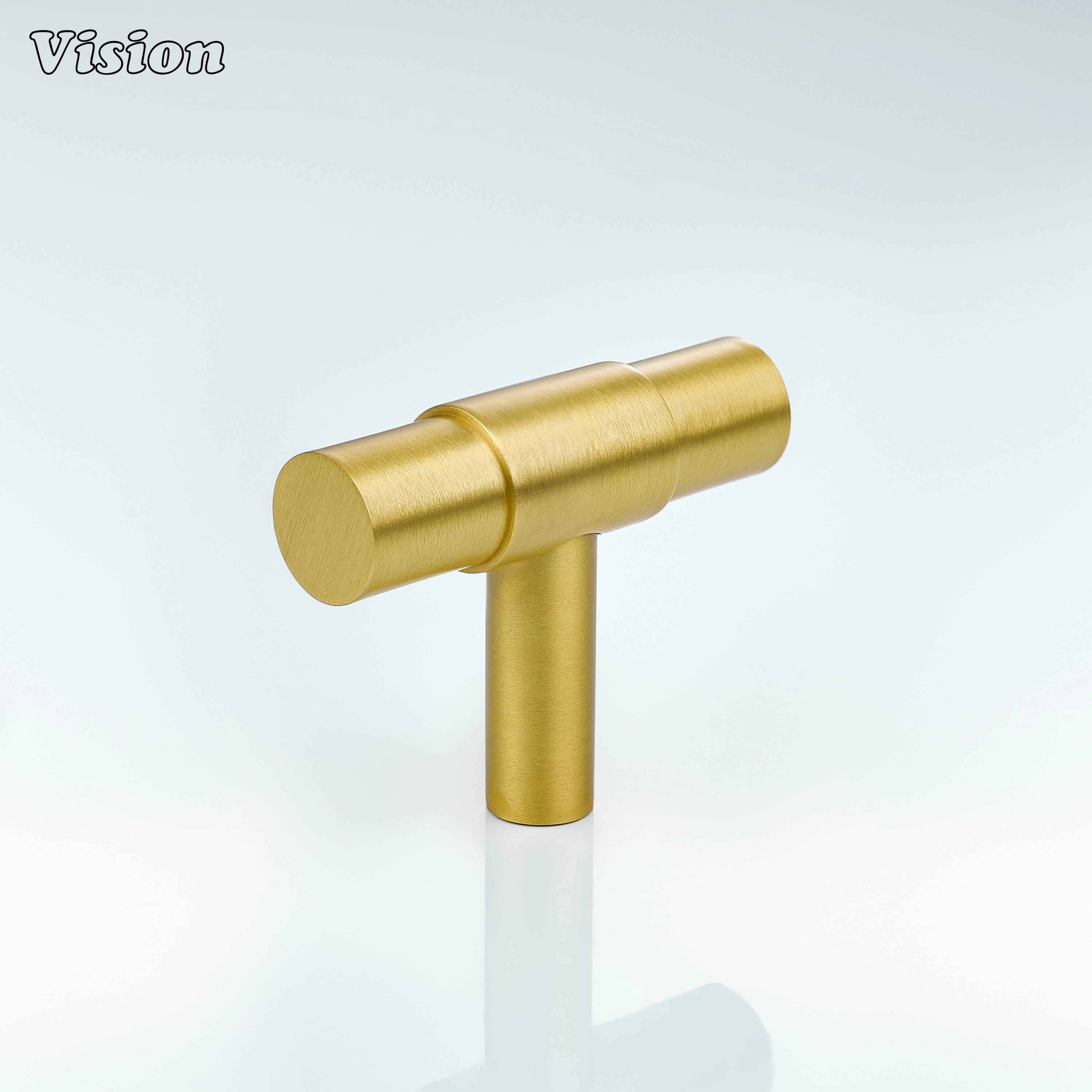 Empire Solid Brass Cabinet T-Knob - Gold