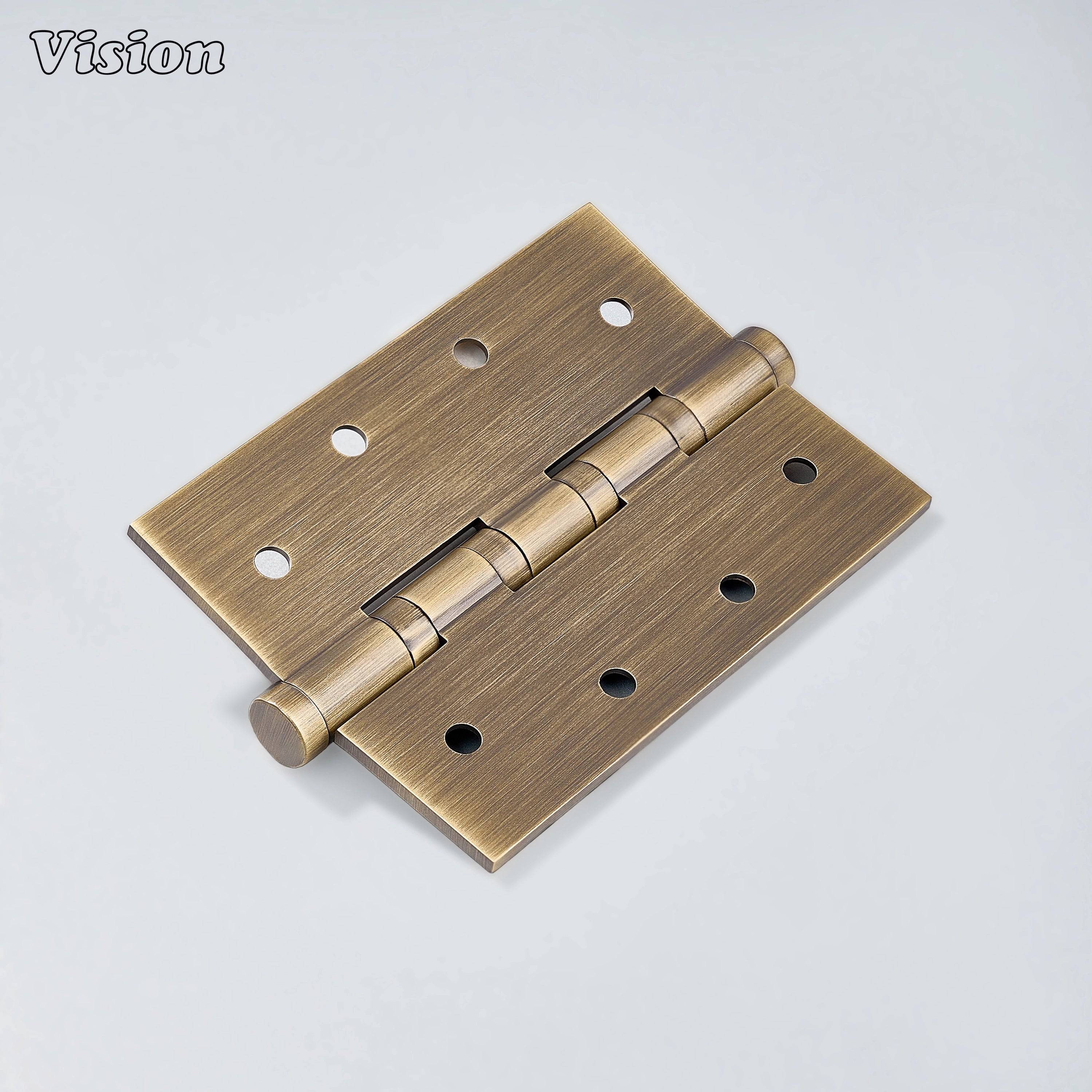 Antique Bronze plain profile brass door hinge for furniture and wardrobe door applications