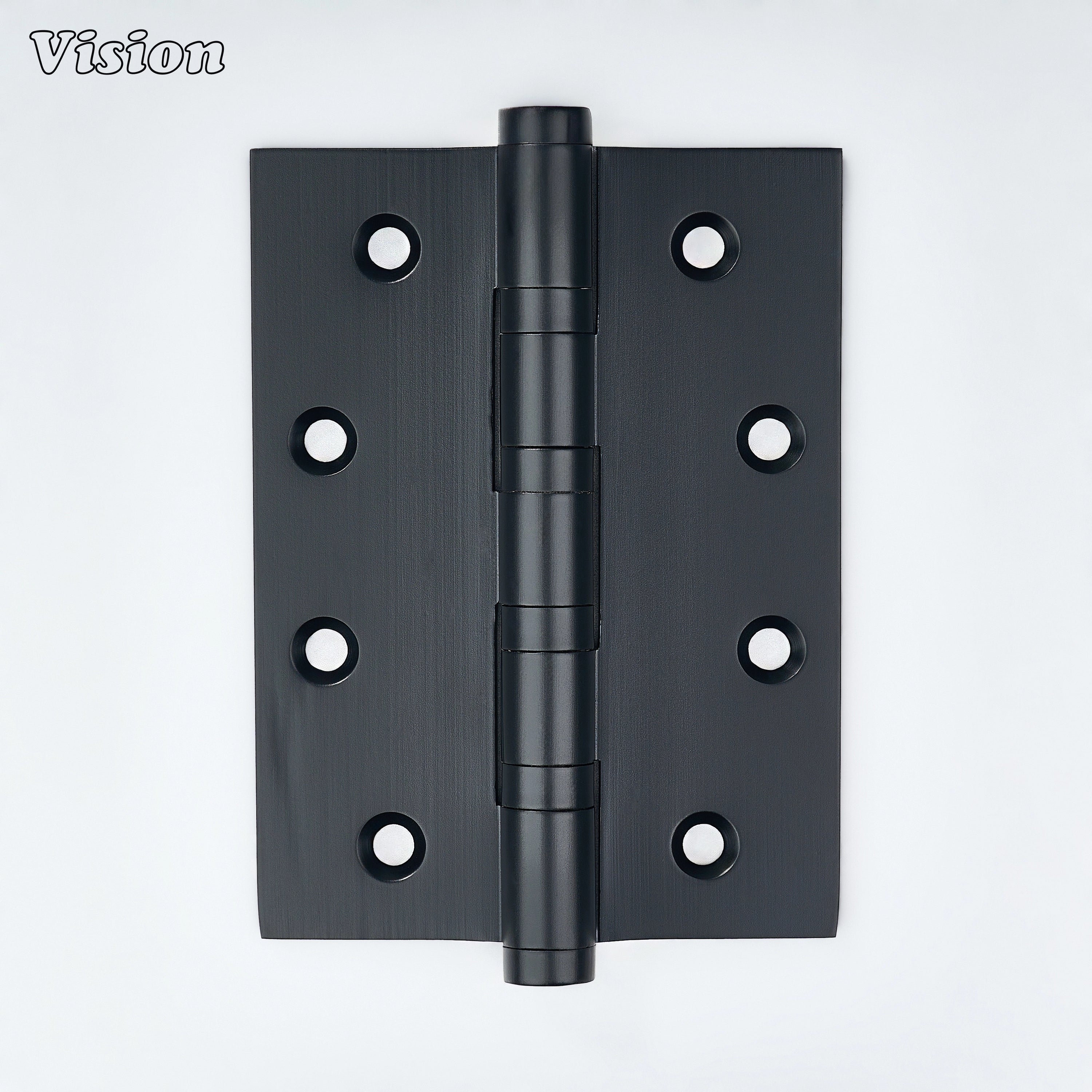 Black plain profile brass door hinge for furniture and wardrobe doors