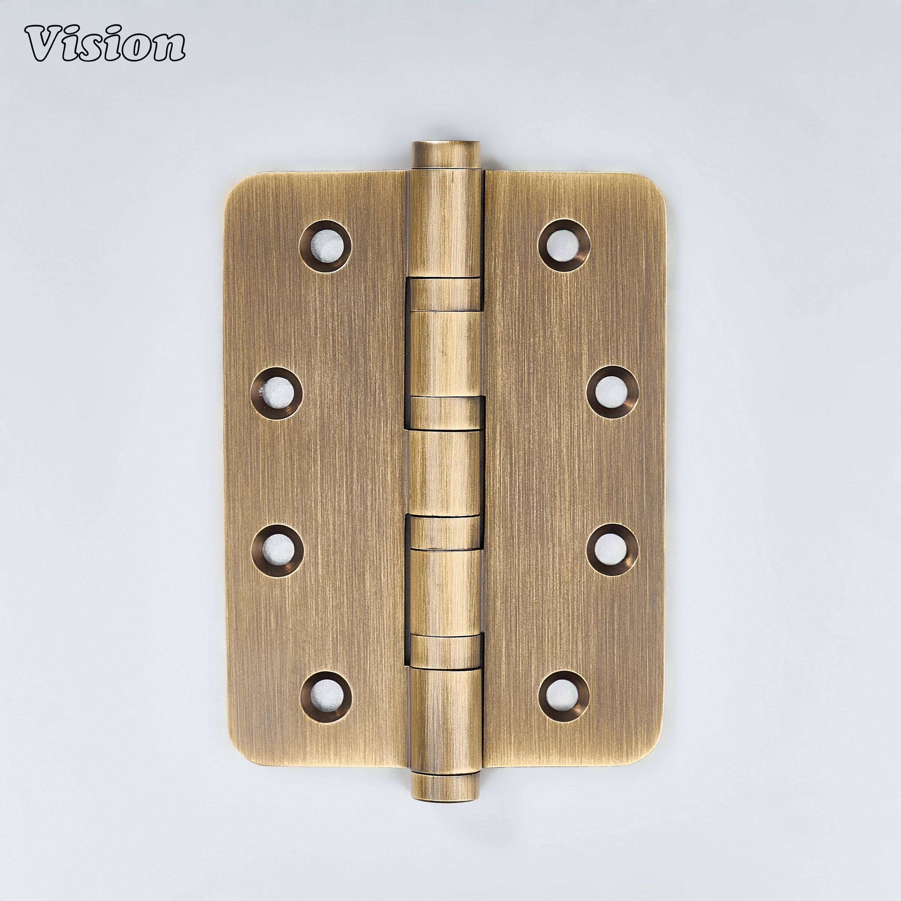 Antique Bronze finish plain brass door hinge with bearing for cabinet doors