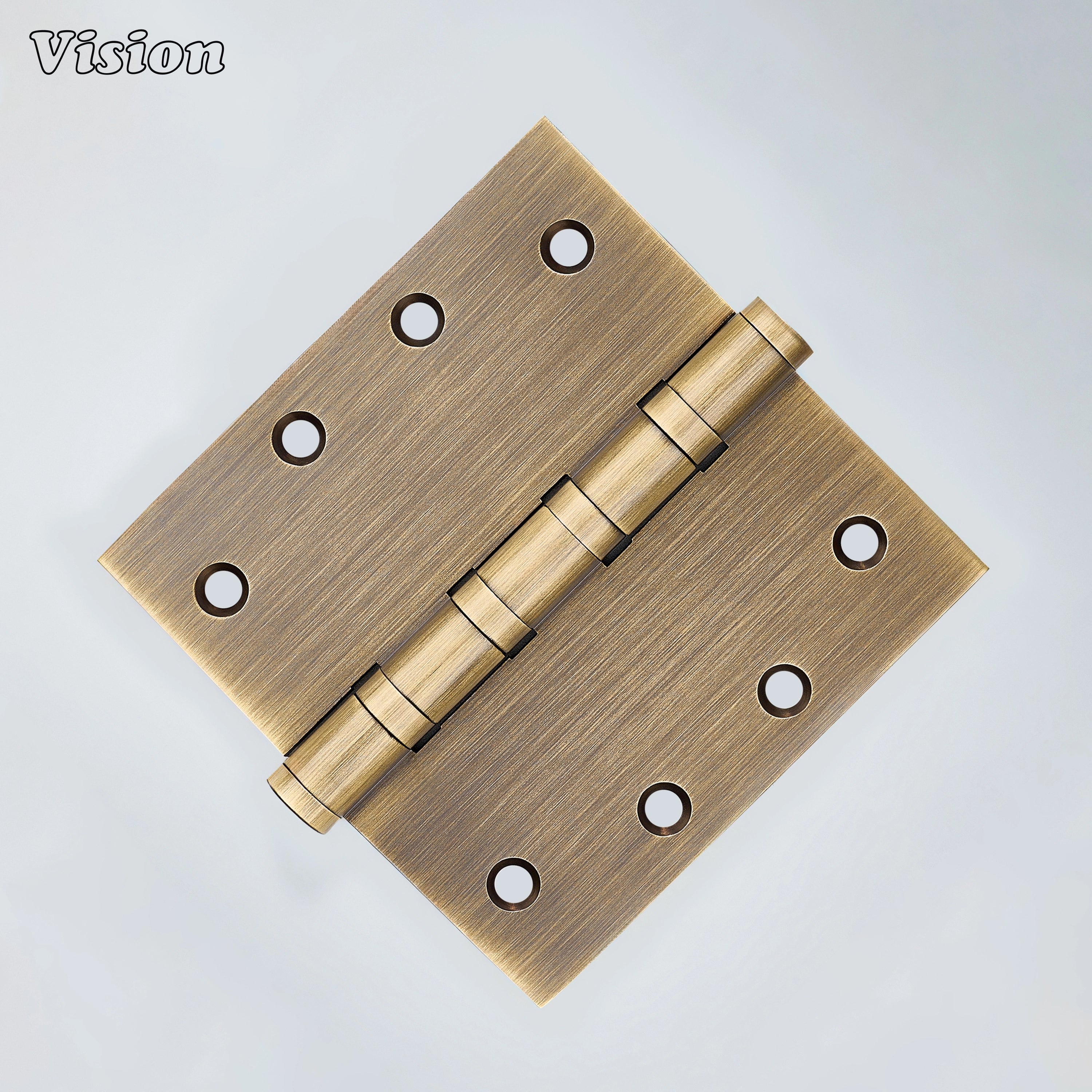 Antique Bronze bearing brass door hinge with square edges for residential use