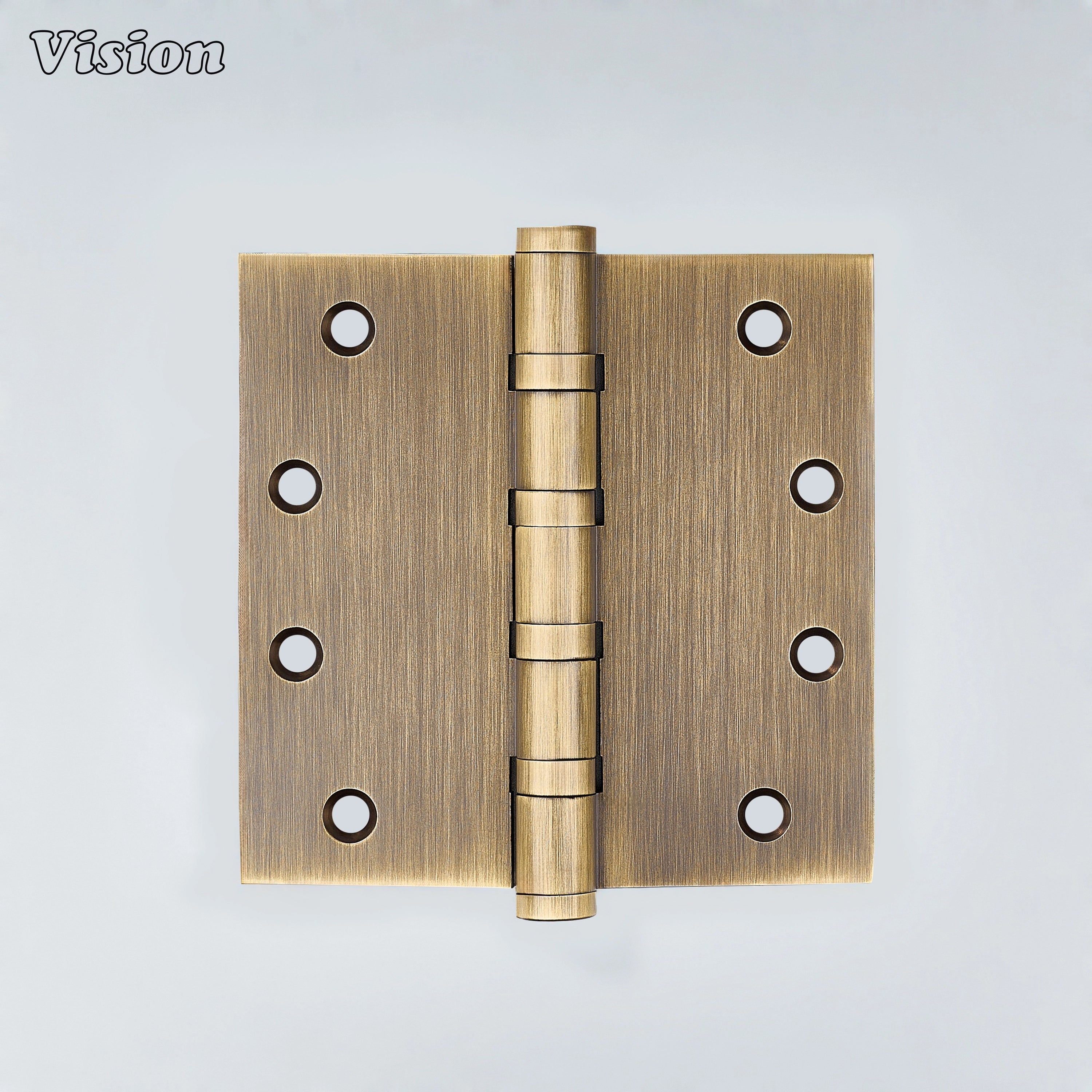 Plain Antique Bronze brass door hinge designed for wardrobe door applications