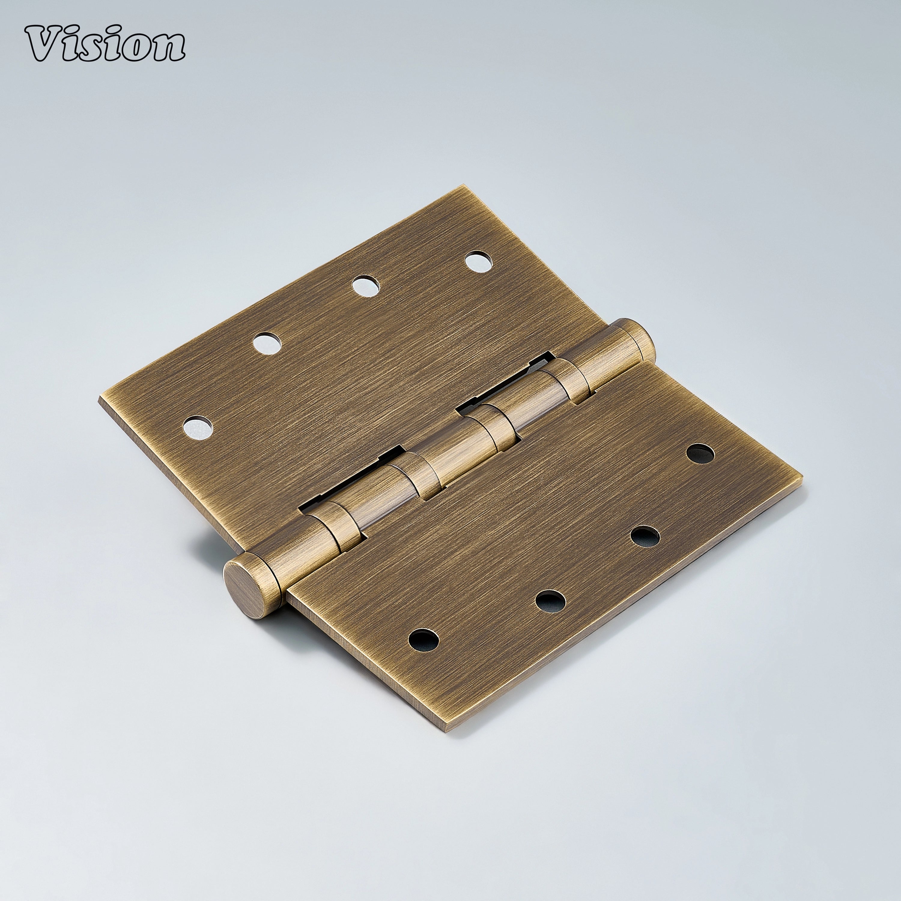 Antique Bronze square bearing brass door hinge for furniture door installations