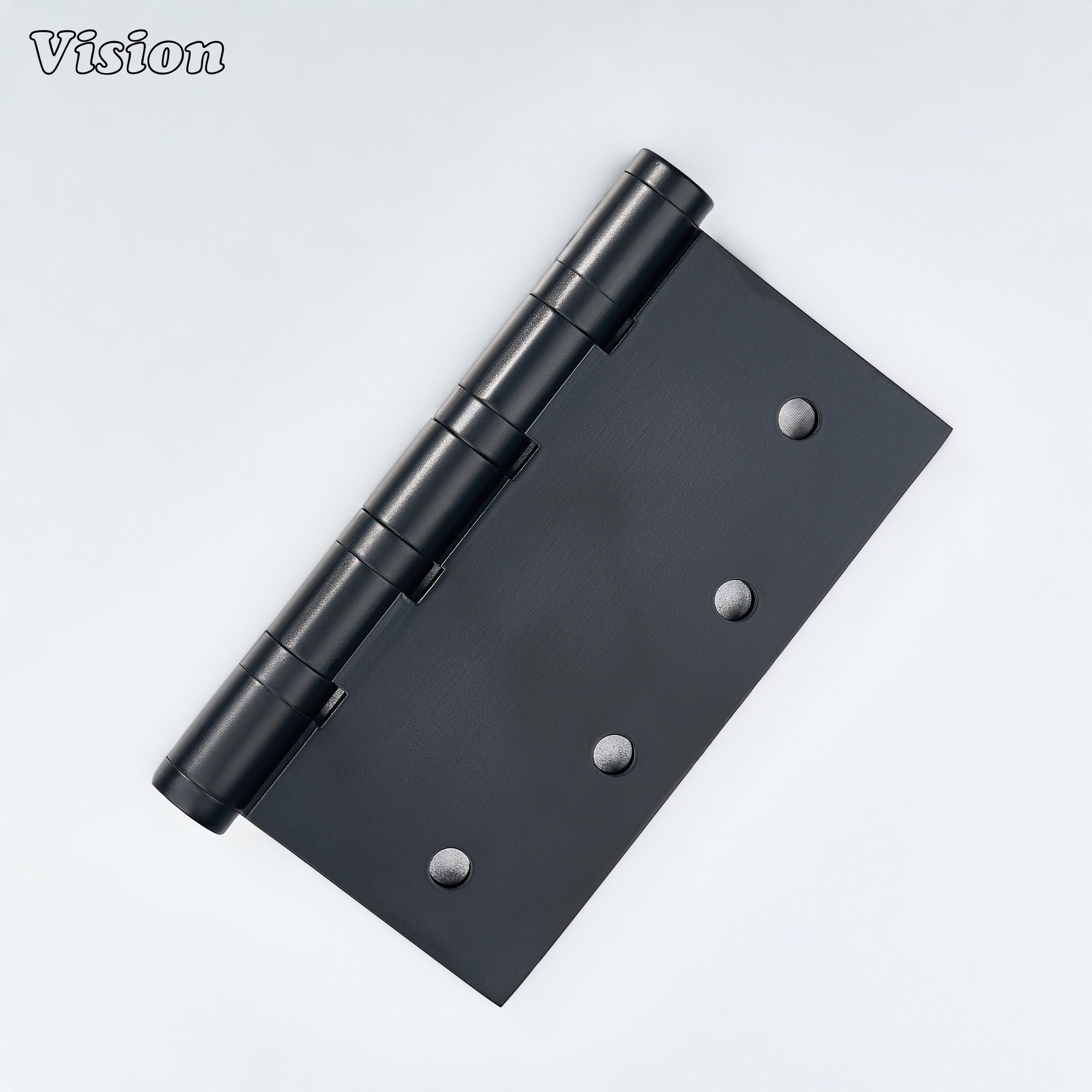 Plain profile Black brass door hinge for residential door hardware