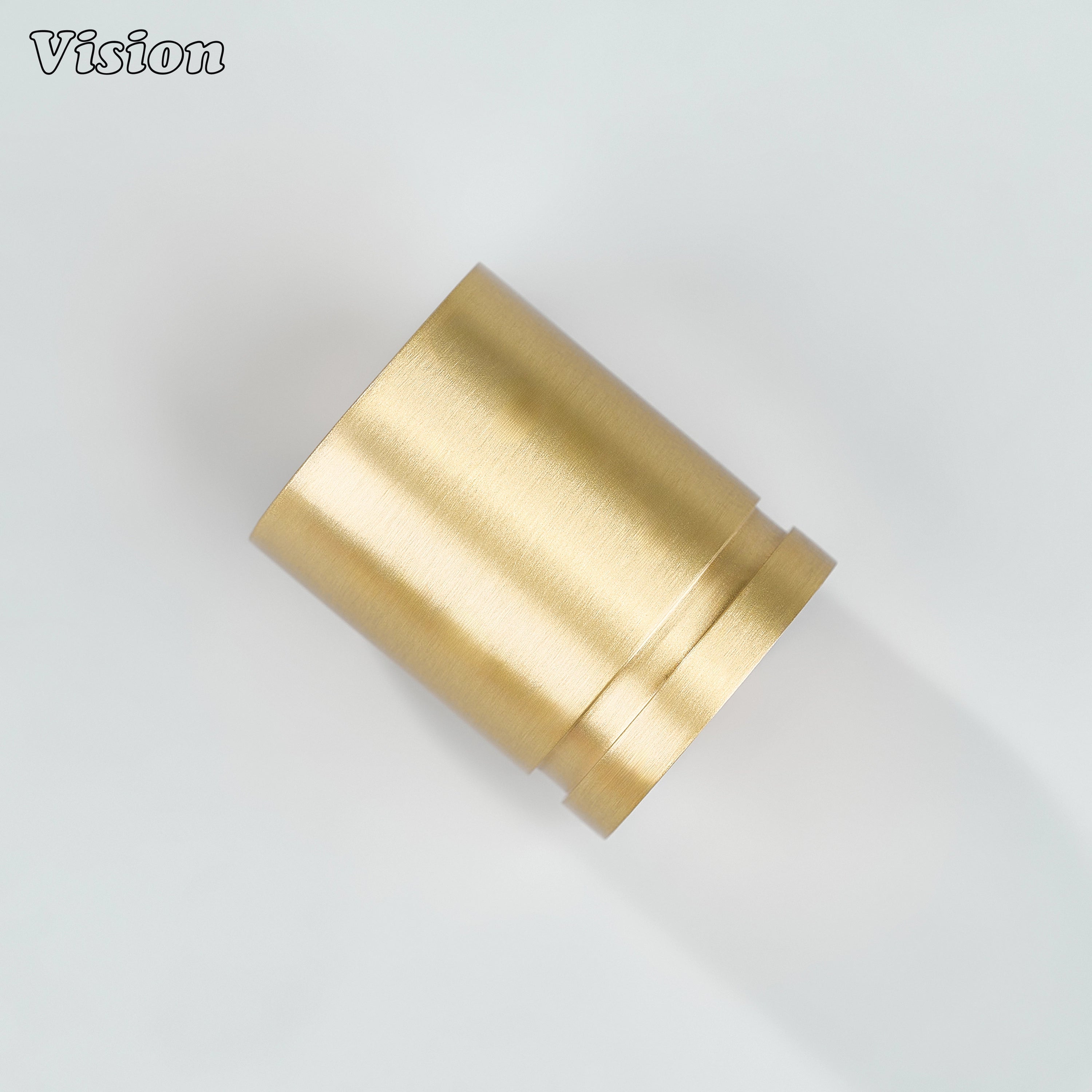 Gold modern plain round cabinet knob for furniture and drawer fronts