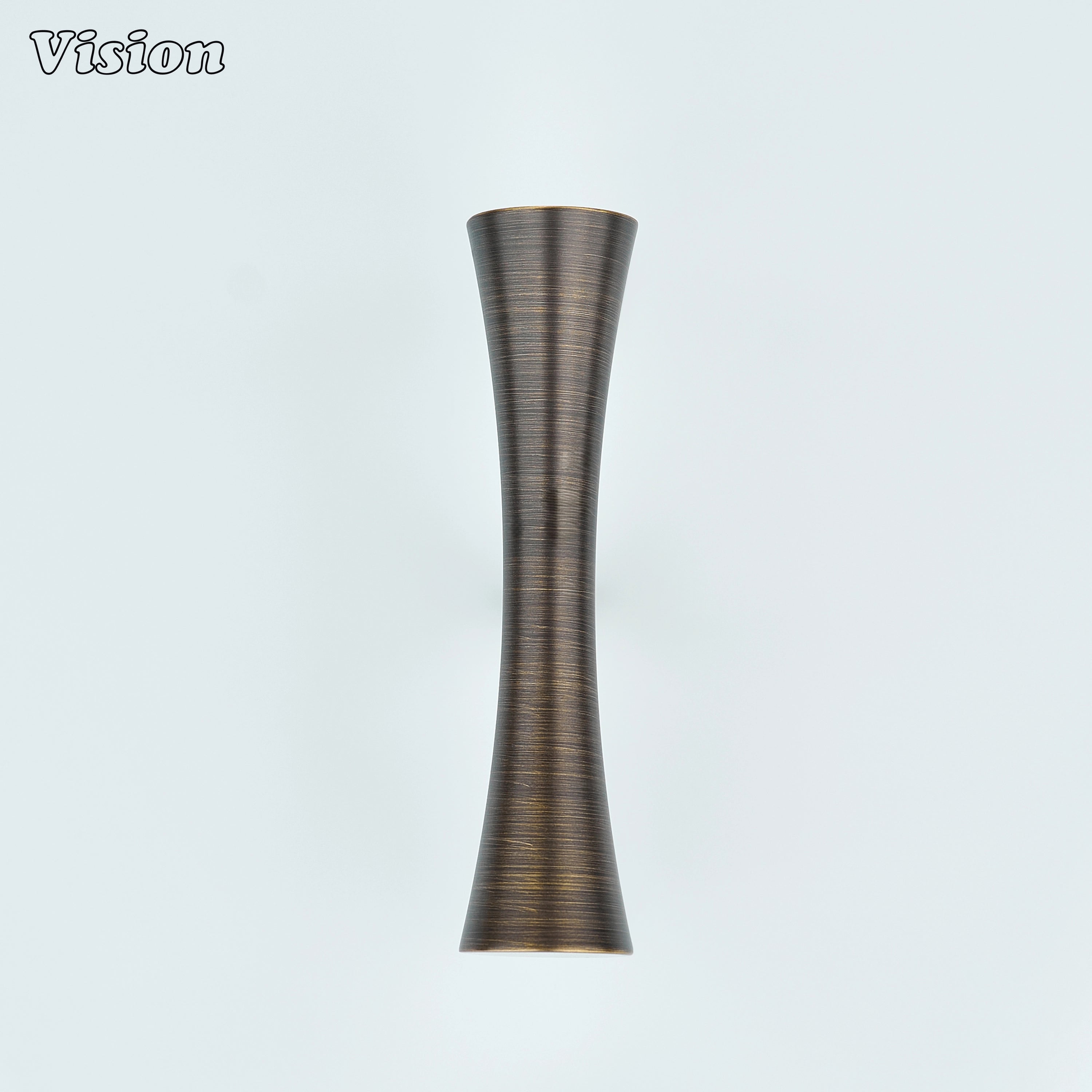 Antique Bronze t-knob smooth hourglass design for cabinet drawers