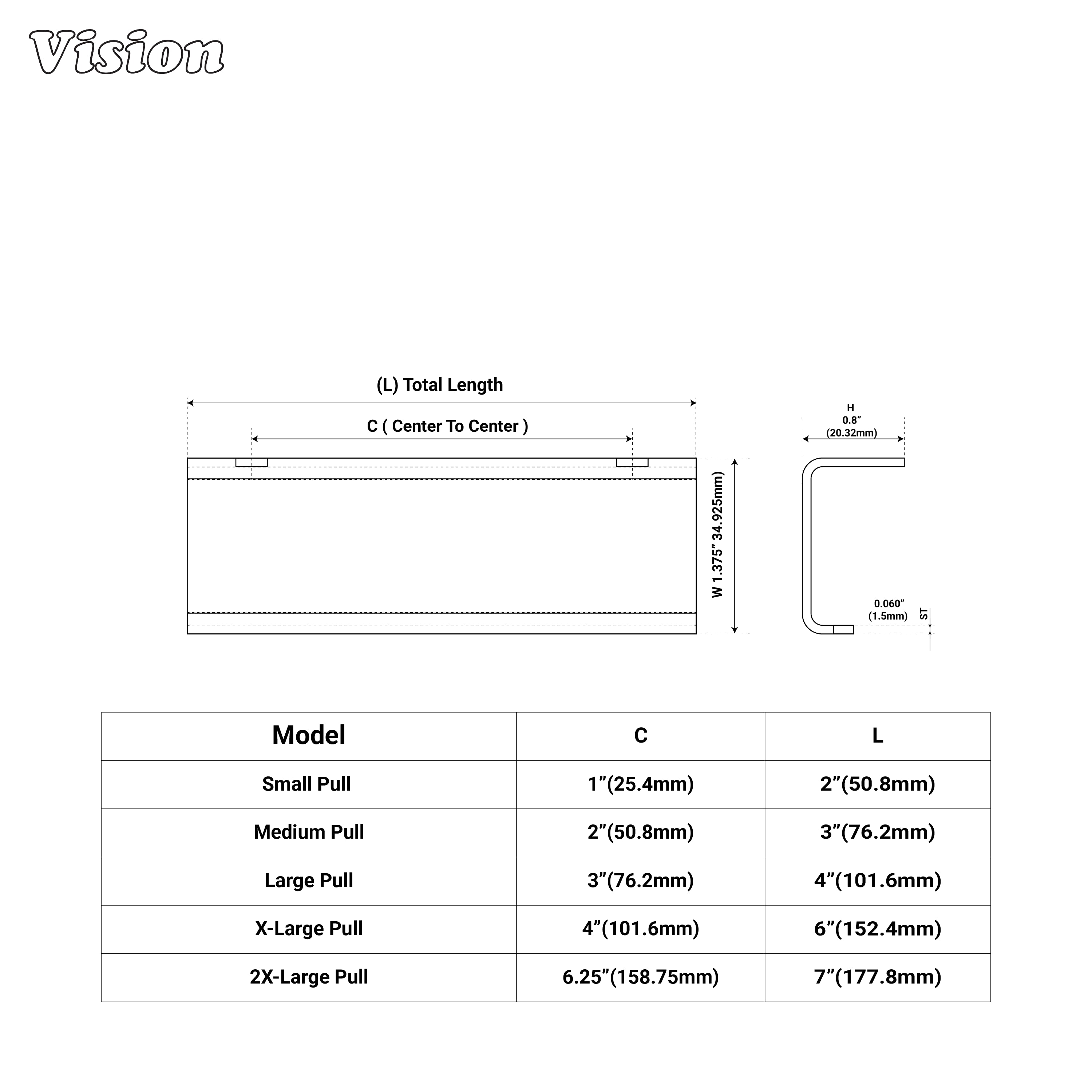 Plain profile Gold cabinet handle with sleek linear design for furniture drawers
