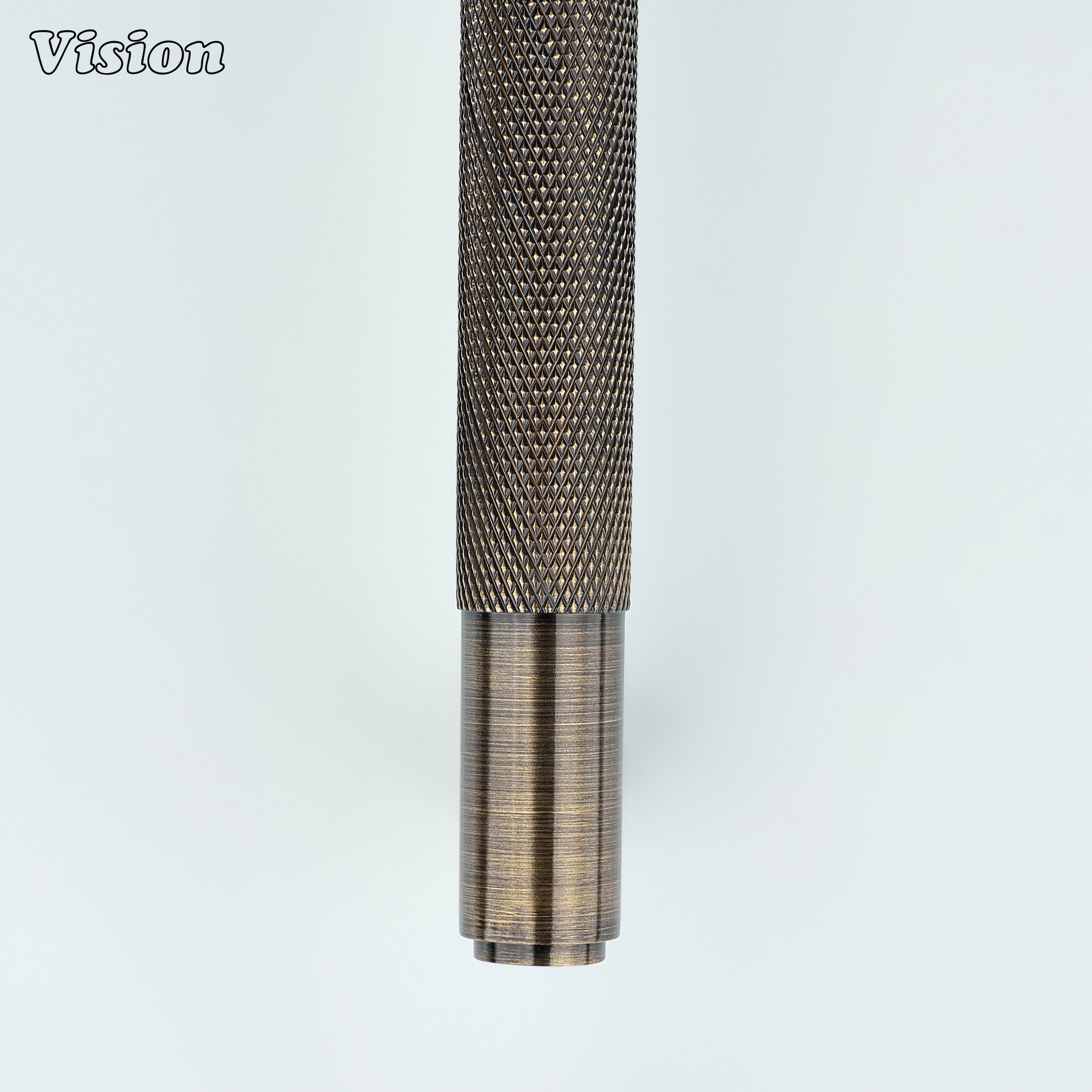 Antique Bronze knurled bar cabinet handle for modern kitchen storage