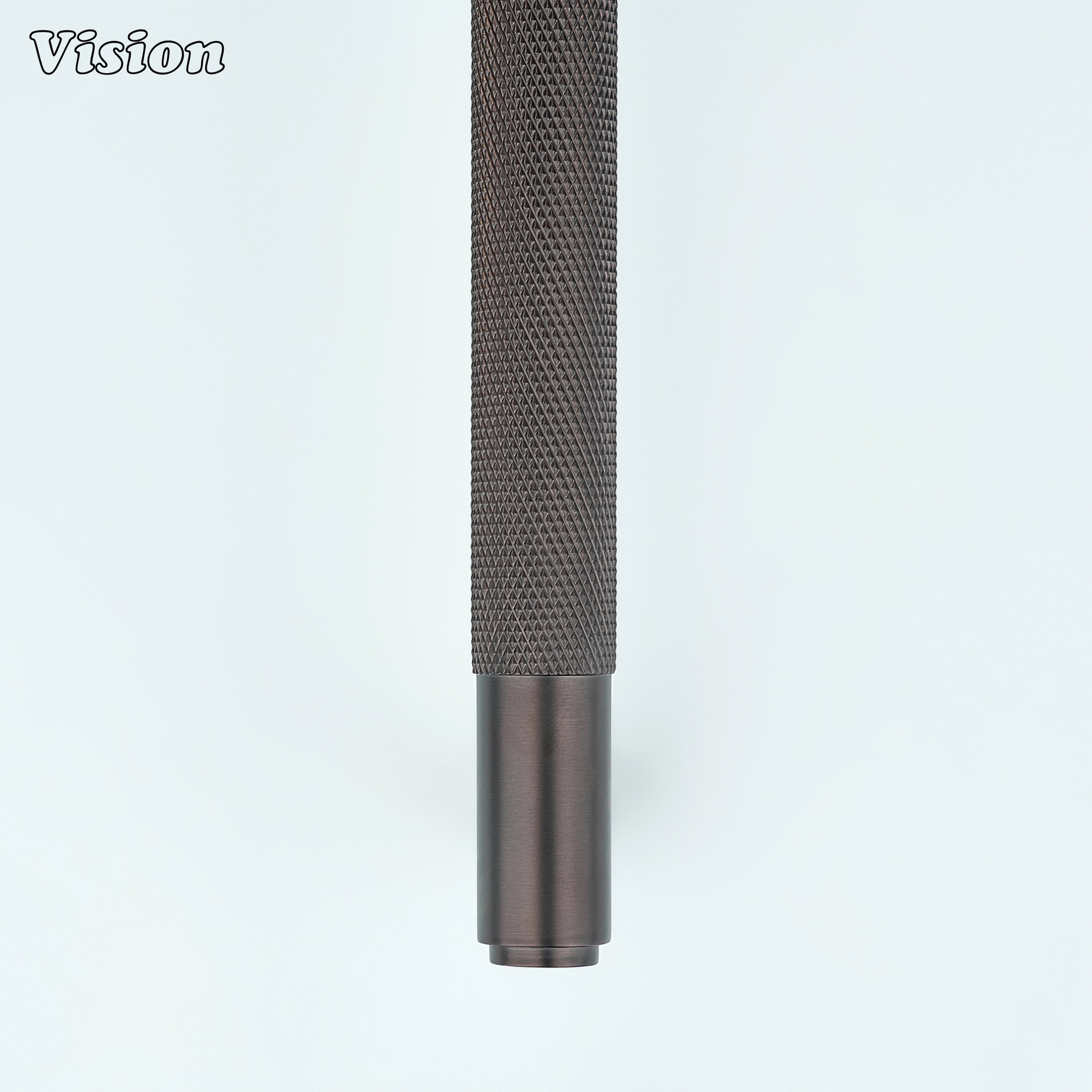 Oil Rubbed Bronze knurled bar cabinet handle for kitchen storage