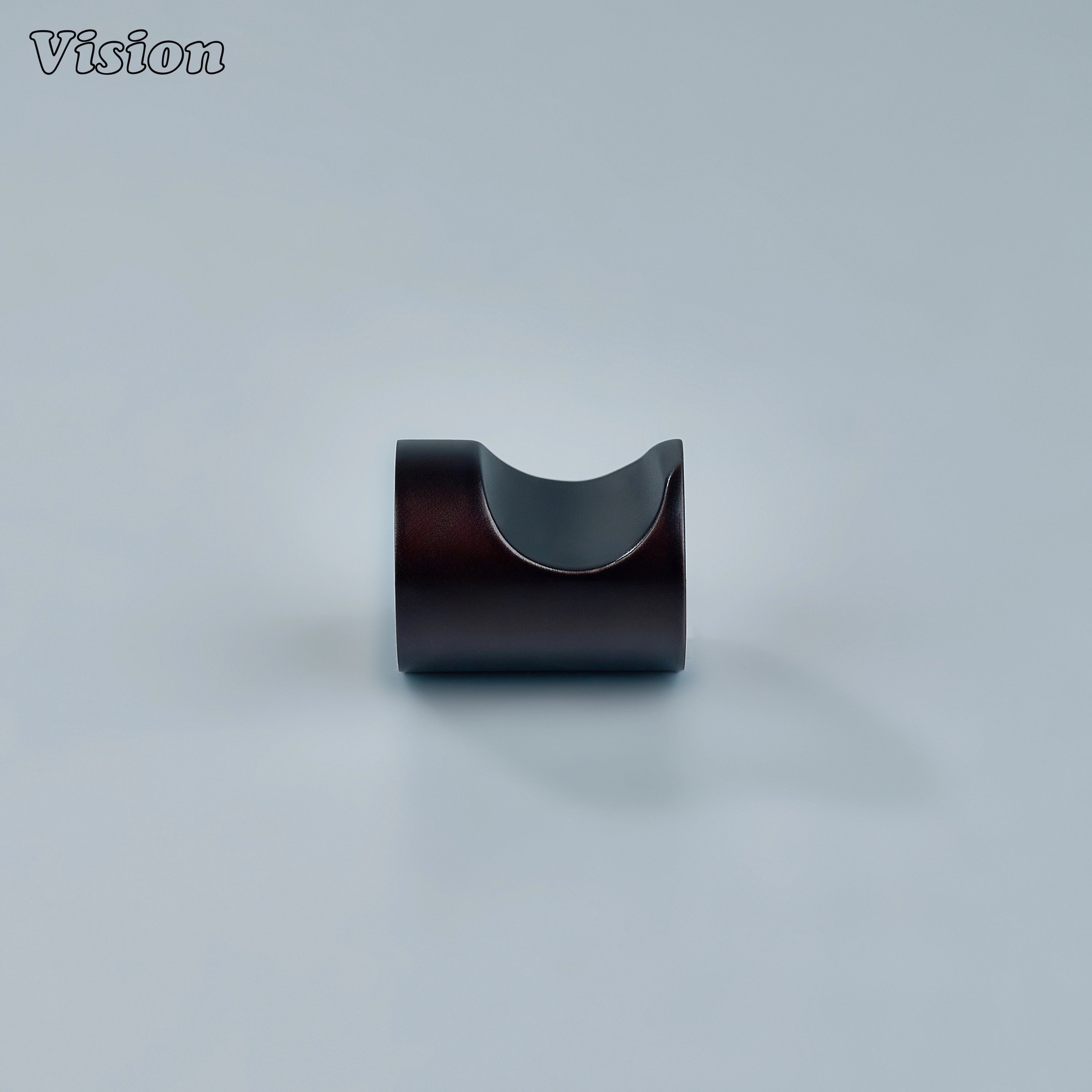 Minimal cabinet knob in Oil Rubbed Bronze finish for kitchen drawers