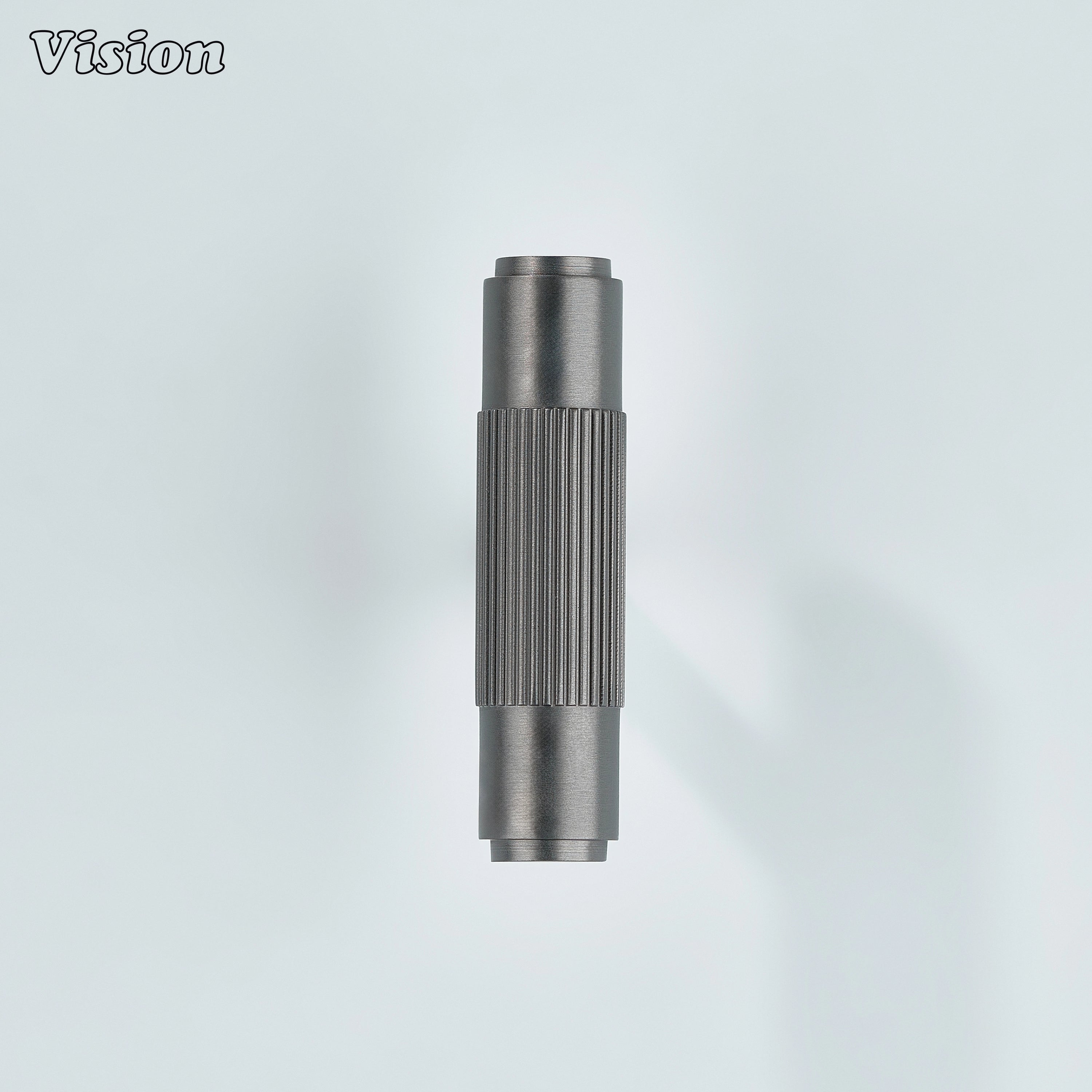 Elegant gunmetal T-knob for cupboards and furniture hardware.