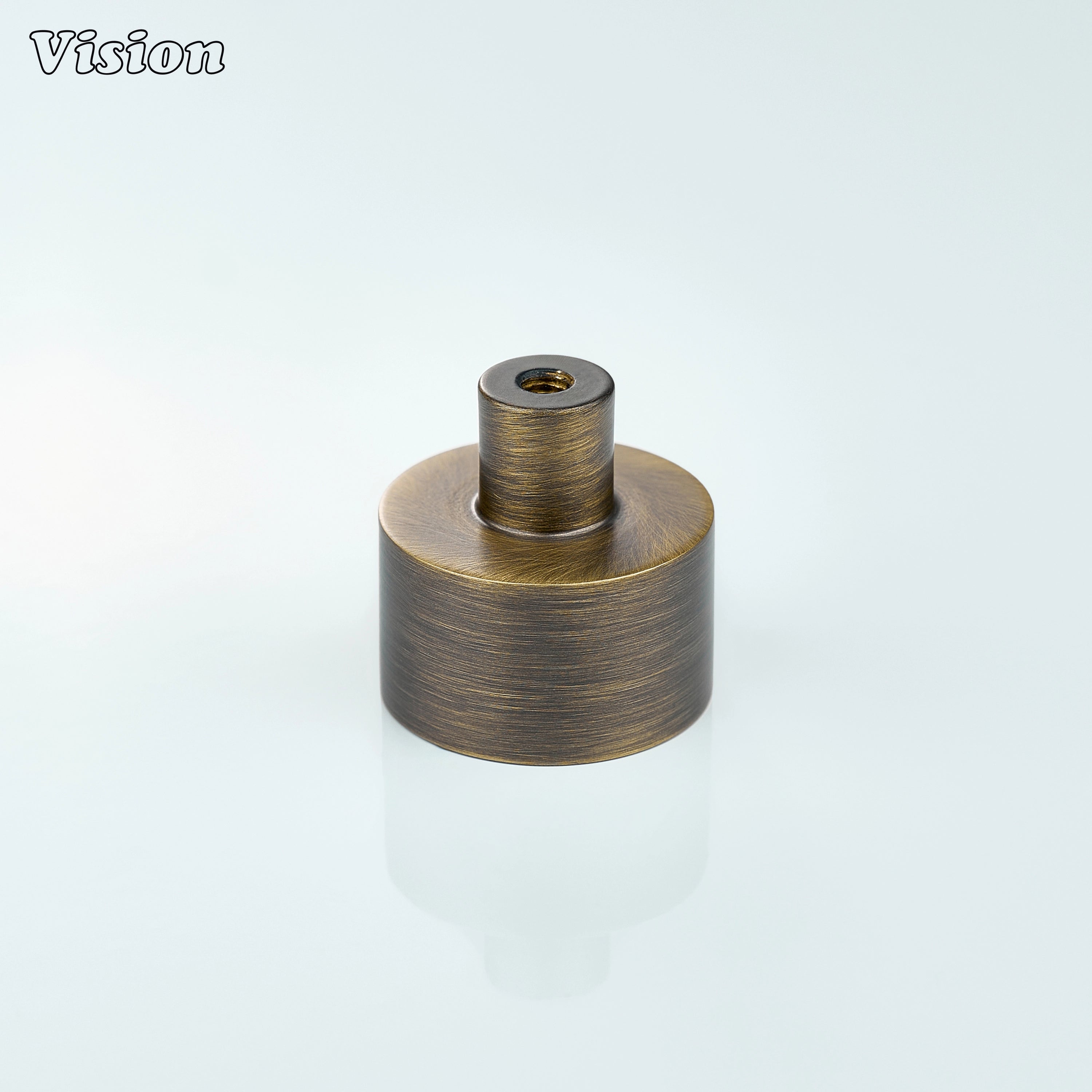 Antique Bronze finished round cabinet knob for traditional cabinets and wardrobes