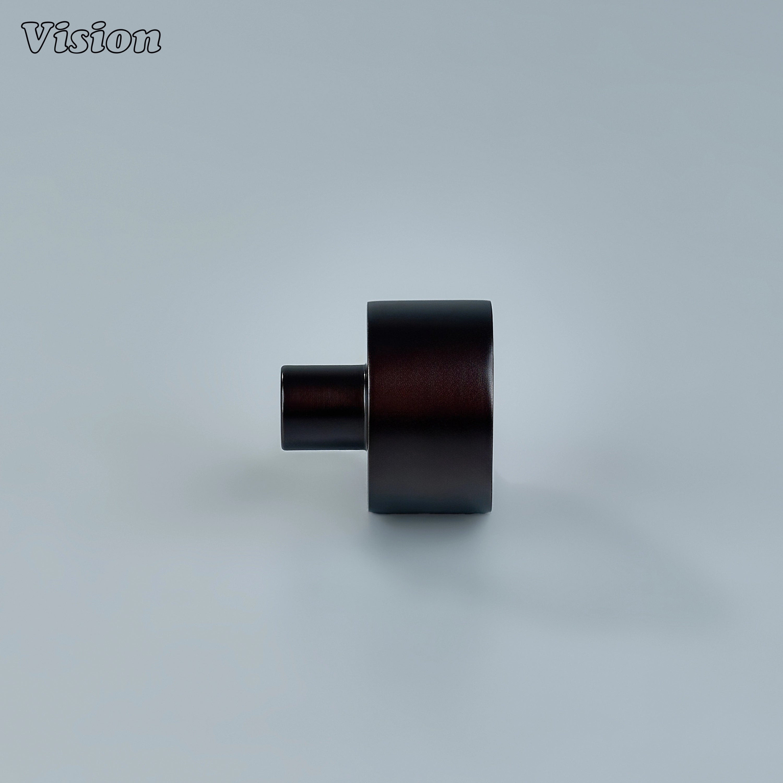 Oil Rubbed Bronze round cabinet knob crafted from solid brass for furniture